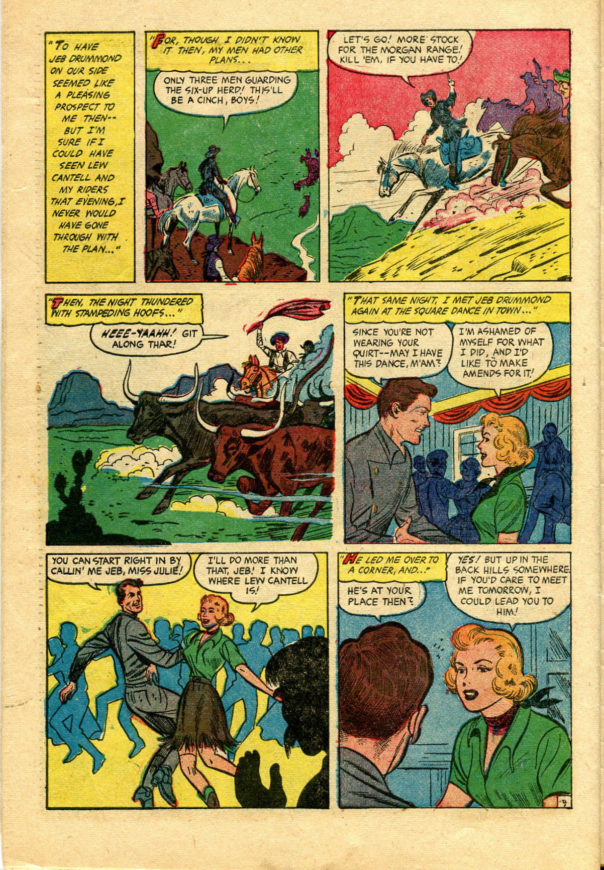 Read online Cowgirl Romances (1950) comic -  Issue #12 - 30