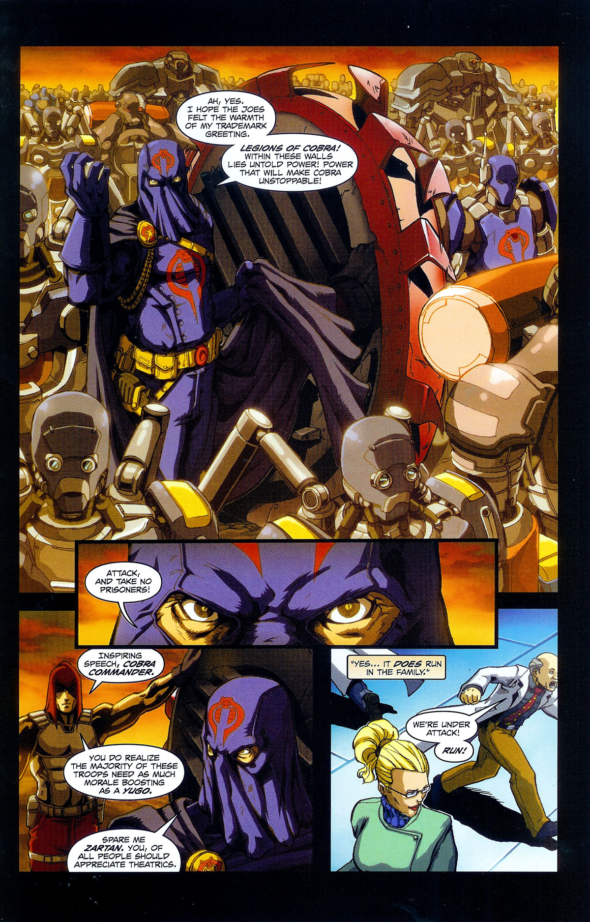 Read online G.I. Joe vs. The Transformers III: The Art of War comic -  Issue #1 - 11