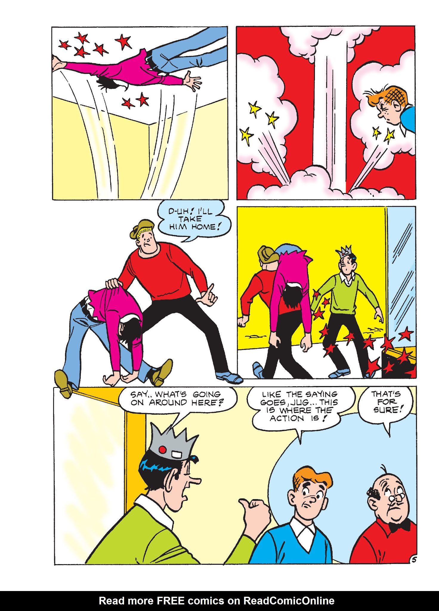 Read online Archie's Funhouse Double Digest comic -  Issue #22 - 206