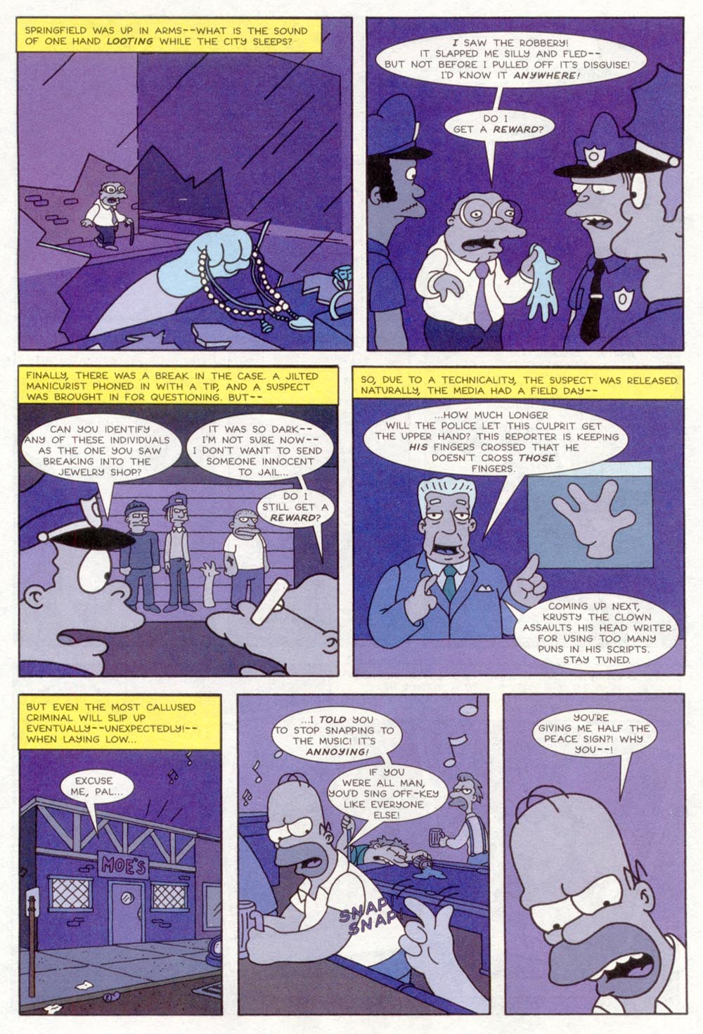 Read online Treehouse of Horror comic -  Issue #4 - 20