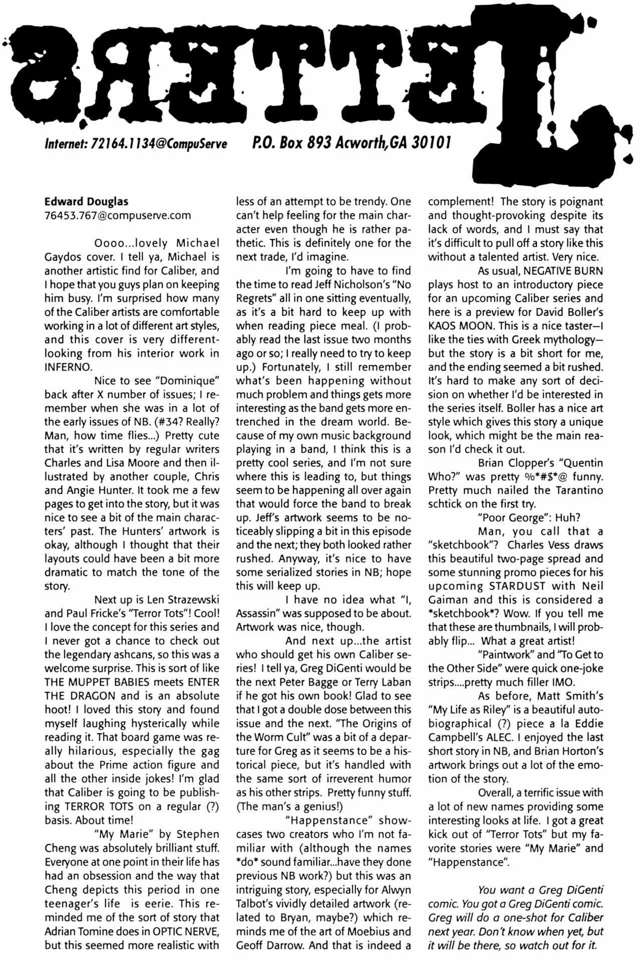 Read online Negative Burn comic -  Issue #38 - 62