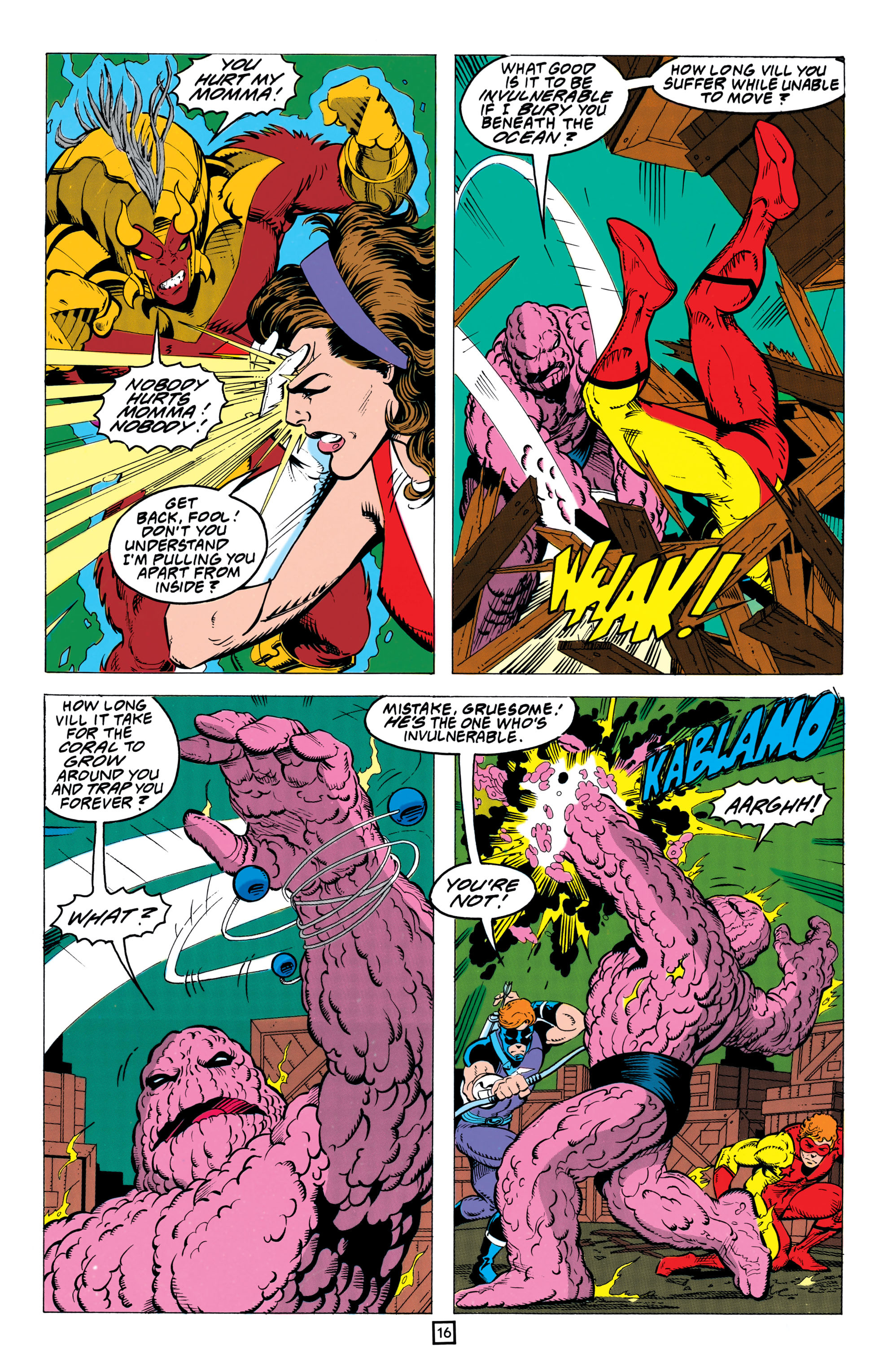 Read online The New Titans (1988) comic -  Issue #99 - 16