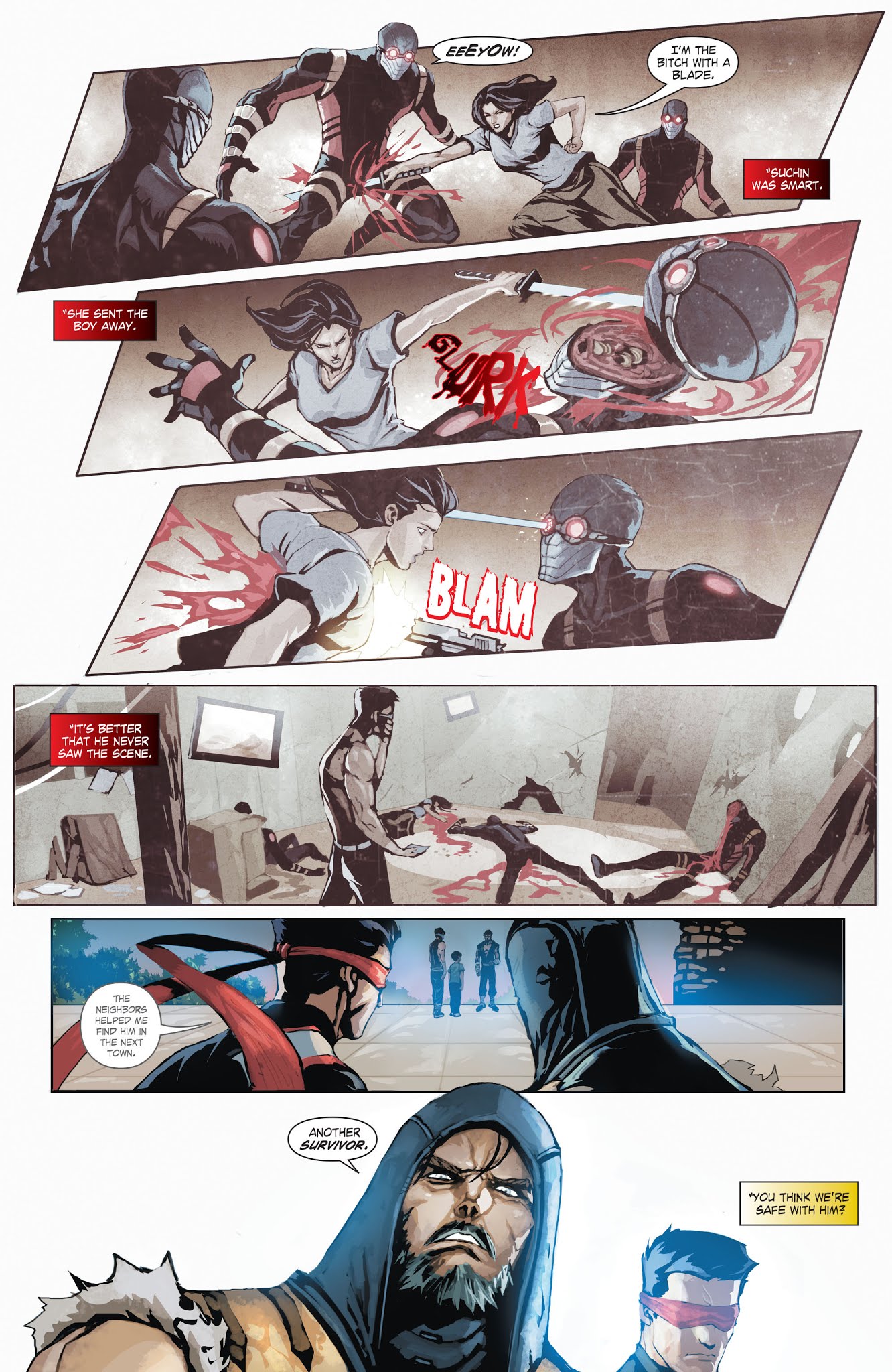 Read online Mortal Kombat X [I] comic -  Issue # _TPB 1 - 12