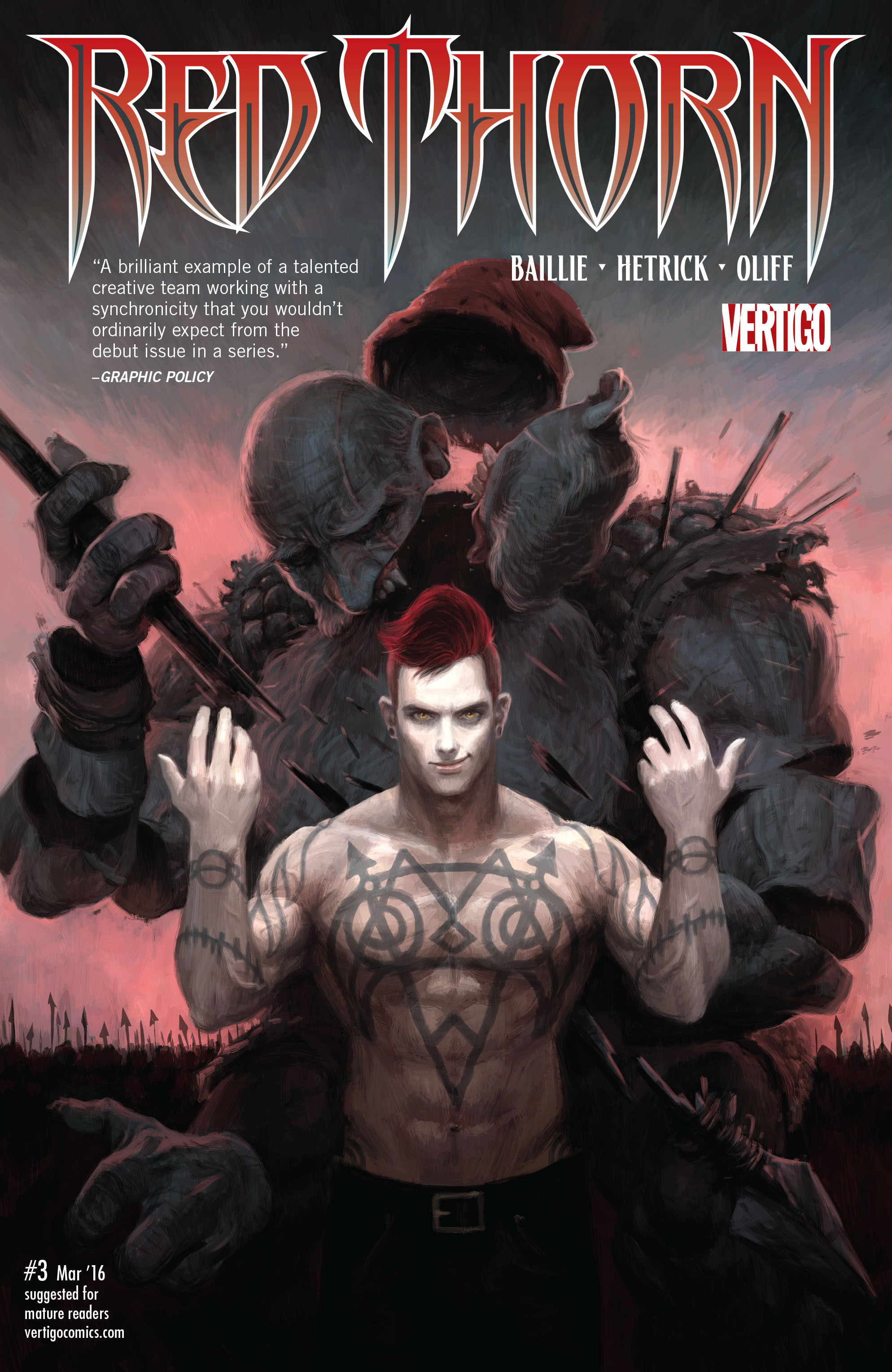 Read online Red Thorn comic -  Issue #3 - 1