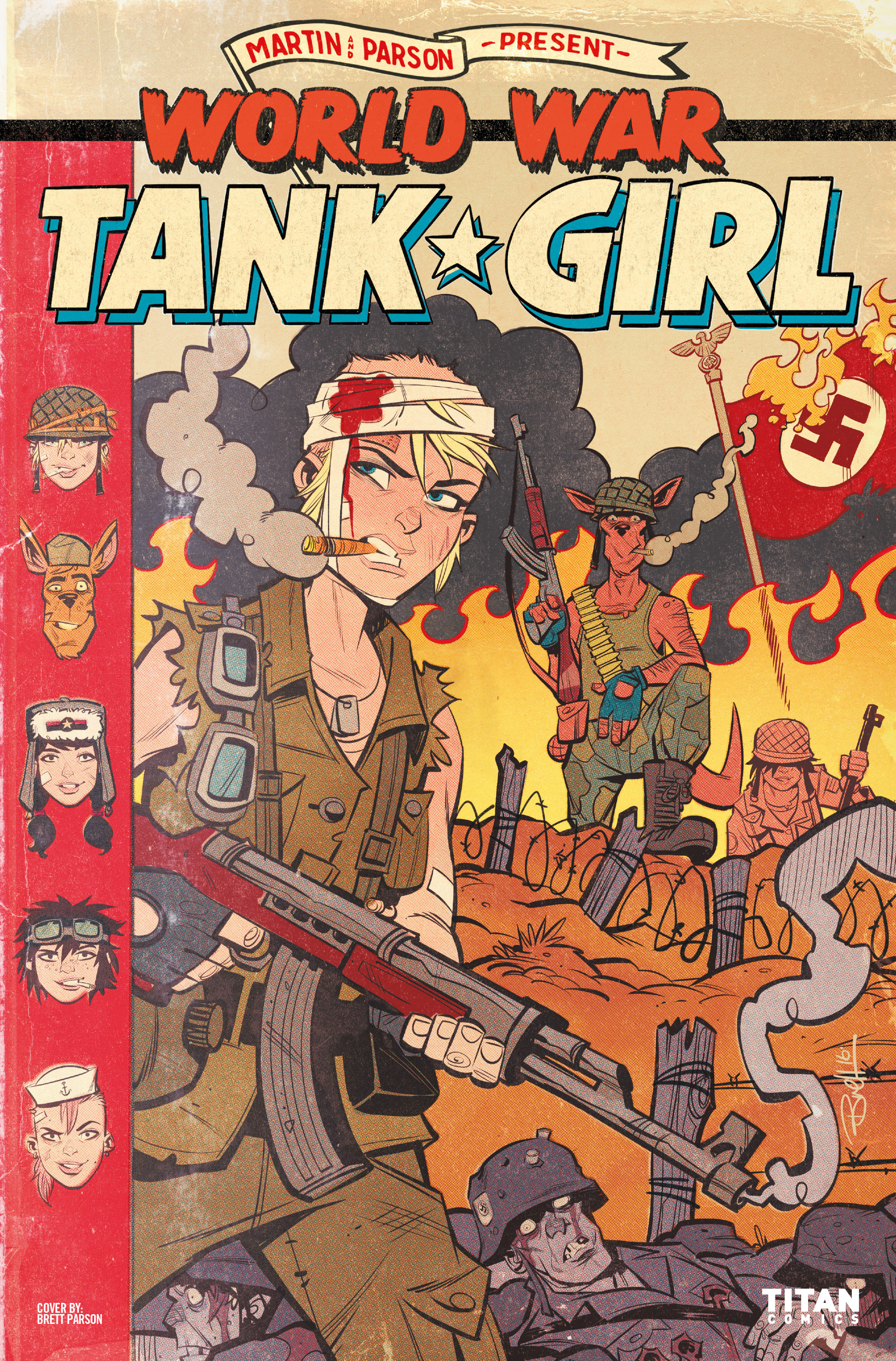 Read online Tank Girl: World War Tank Girl comic -  Issue #2 - 1
