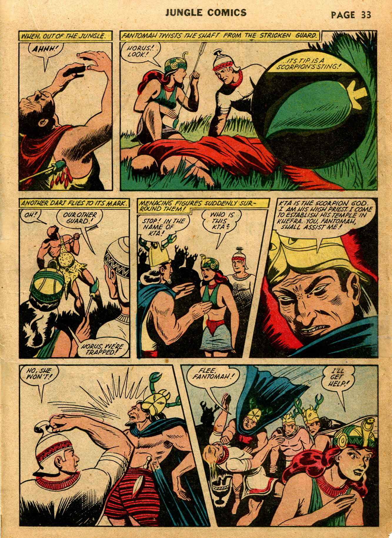 Read online Jungle Comics comic -  Issue #40 - 35