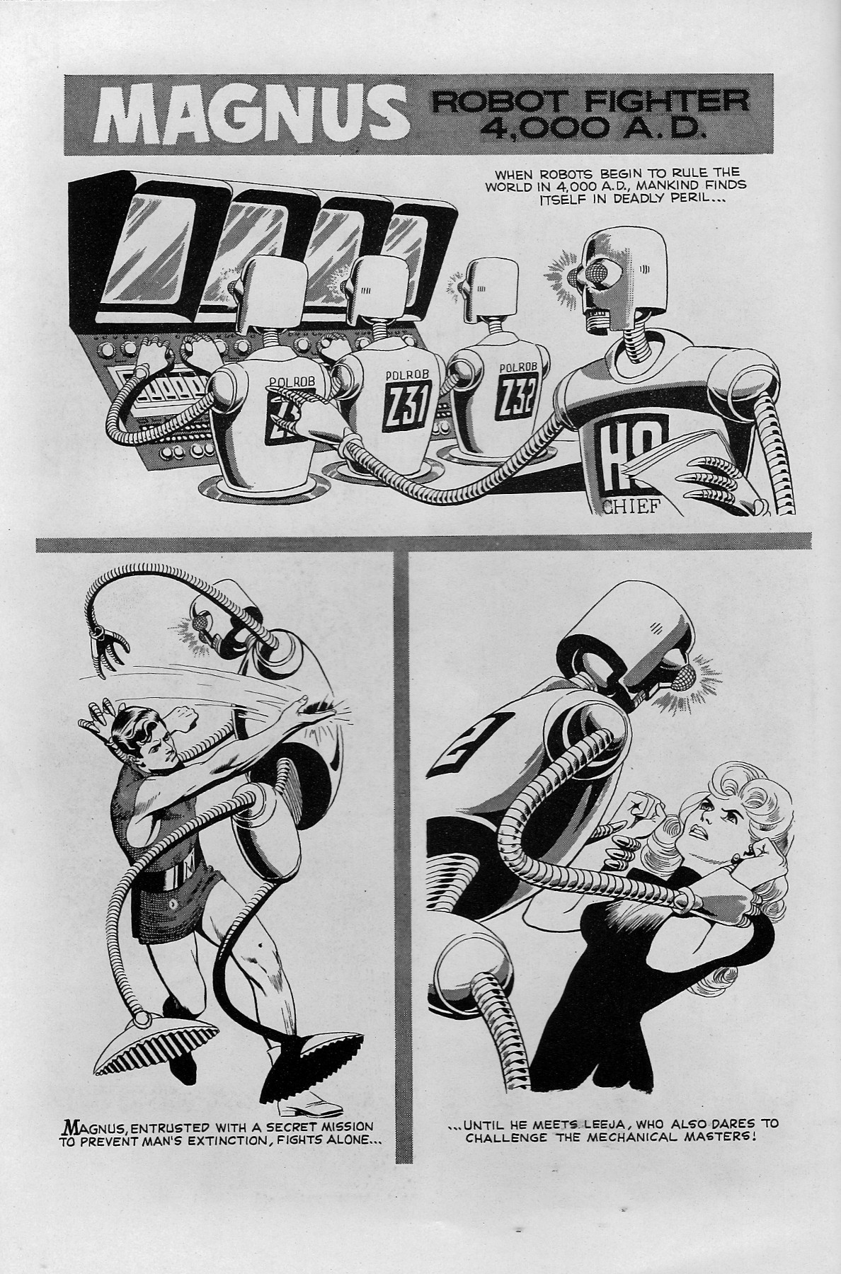 Read online Magnus, Robot Fighter 4000 AD comic -  Issue #22 - 2