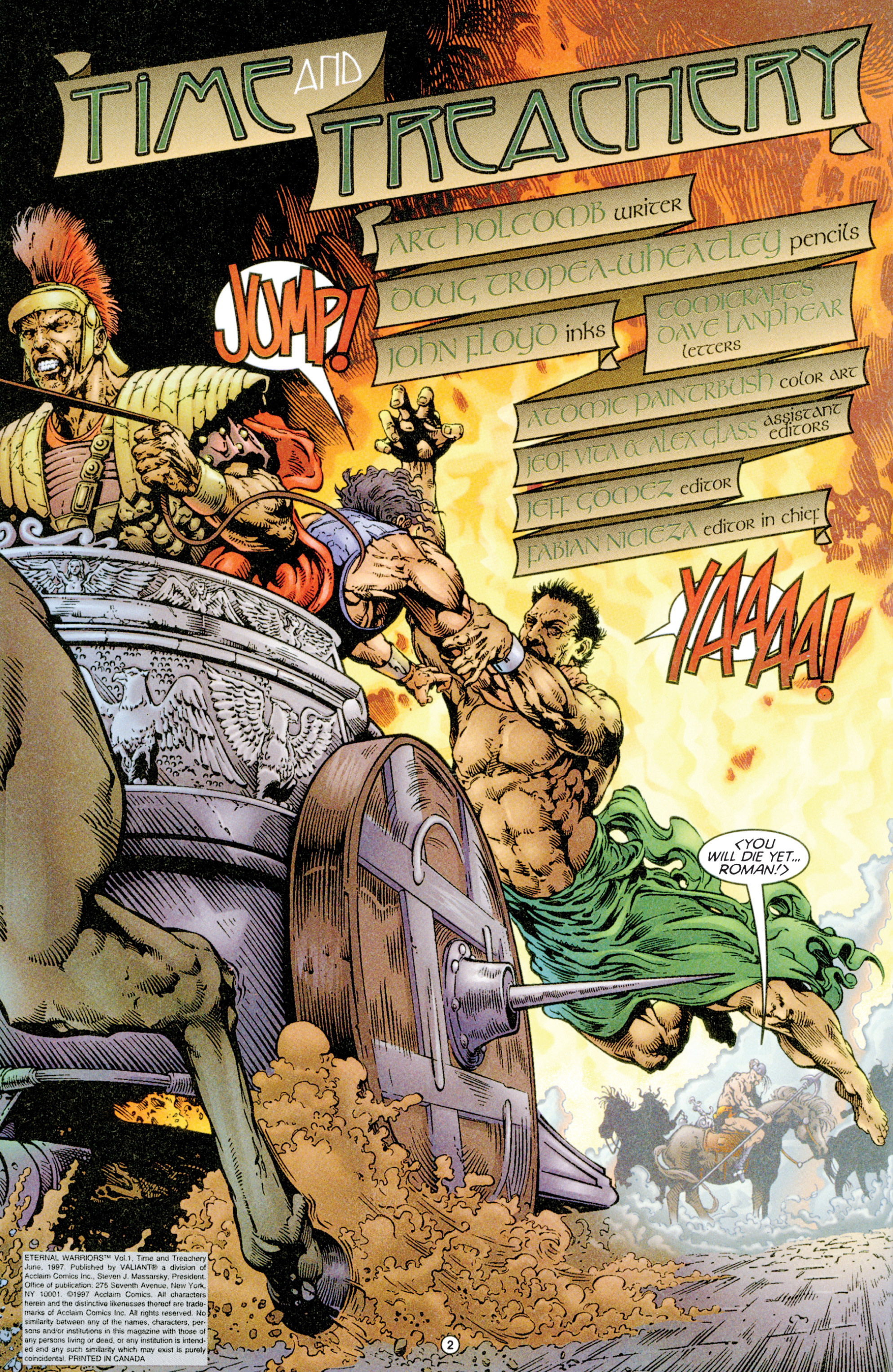 Read online Eternal Warriors comic -  Issue # Issue Time & Treachery - 3