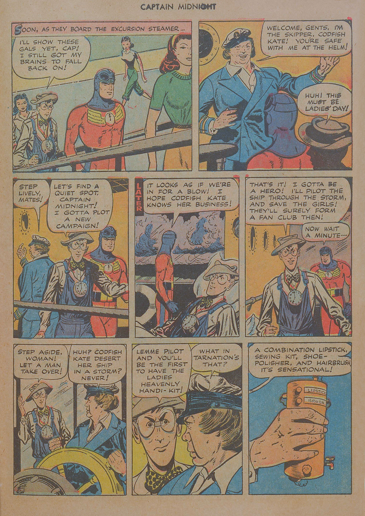 Read online Captain Midnight (1942) comic -  Issue #67 - 31