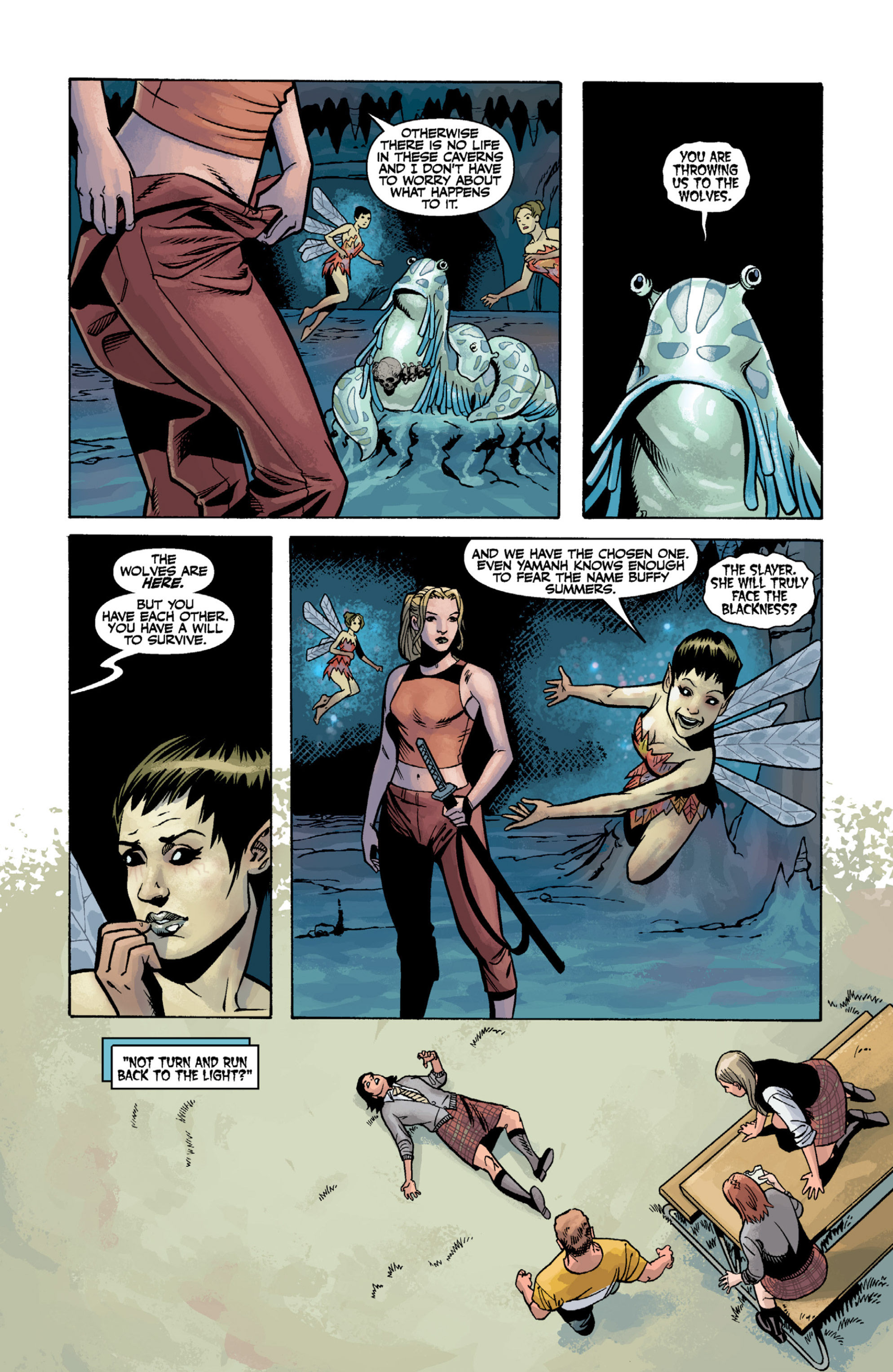 Read online Buffy the Vampire Slayer Season Eight comic -  Issue # _TPB 1 - The Long Way Home - 114