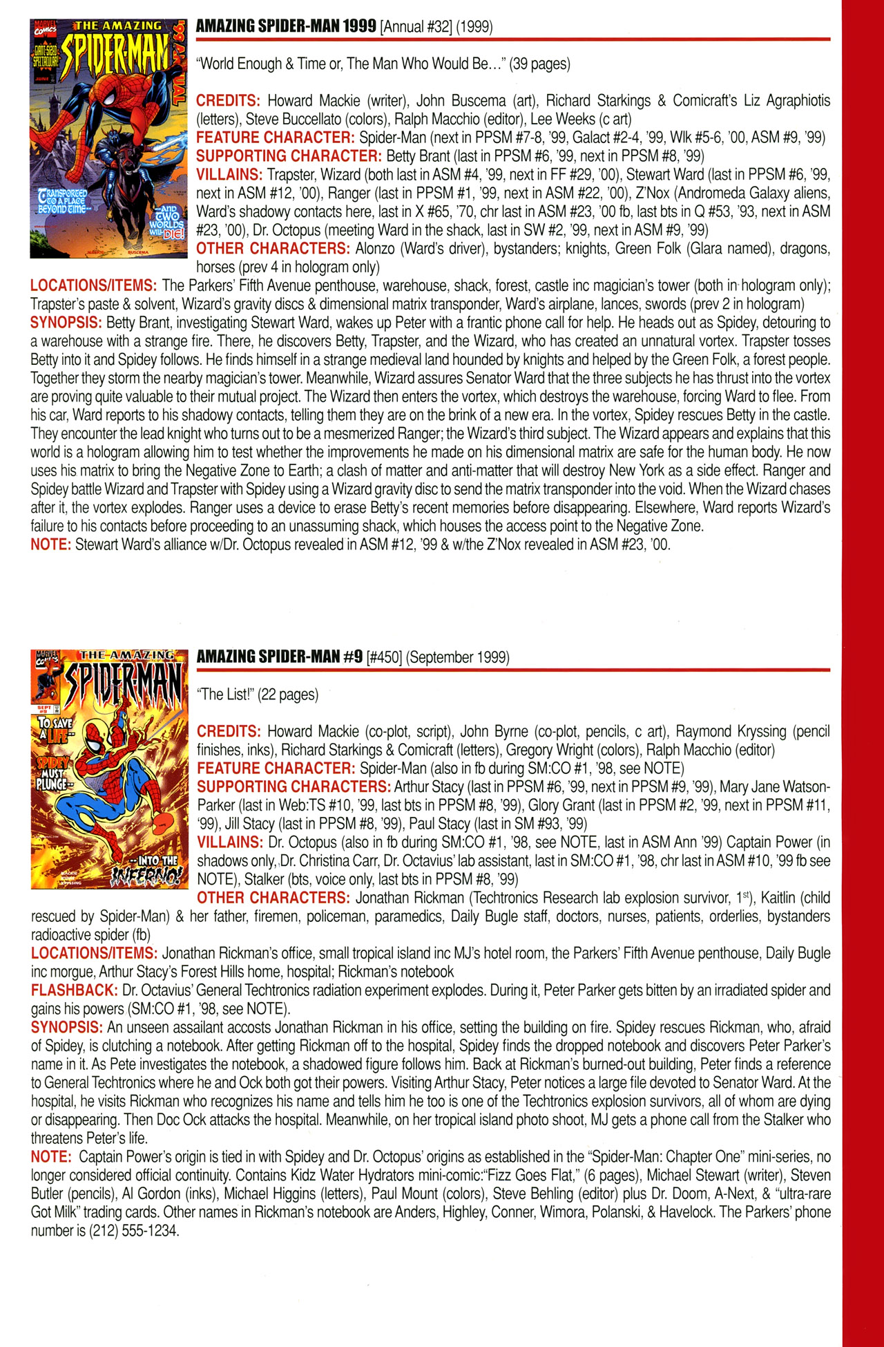 Read online Official Index to the Marvel Universe comic -  Issue #11 - 11