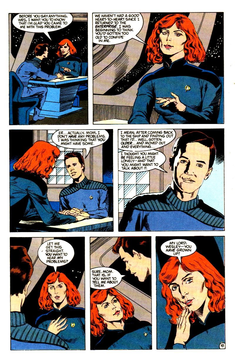 Read online Star Trek: The Next Generation (1989) comic -  Issue #5 - 19