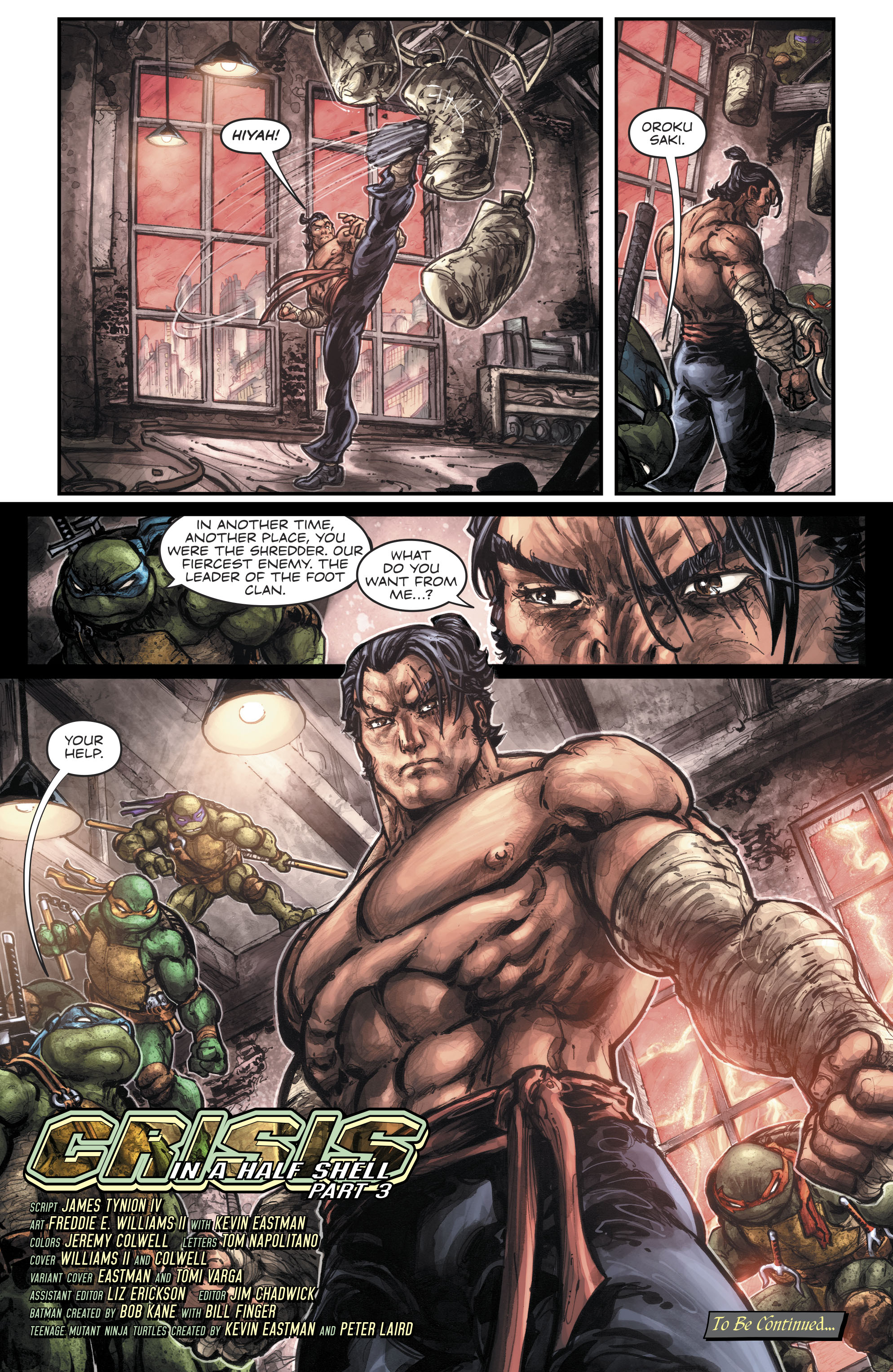 Read online Batman/Teenage Mutant Ninja Turtles III comic -  Issue #3 - 22