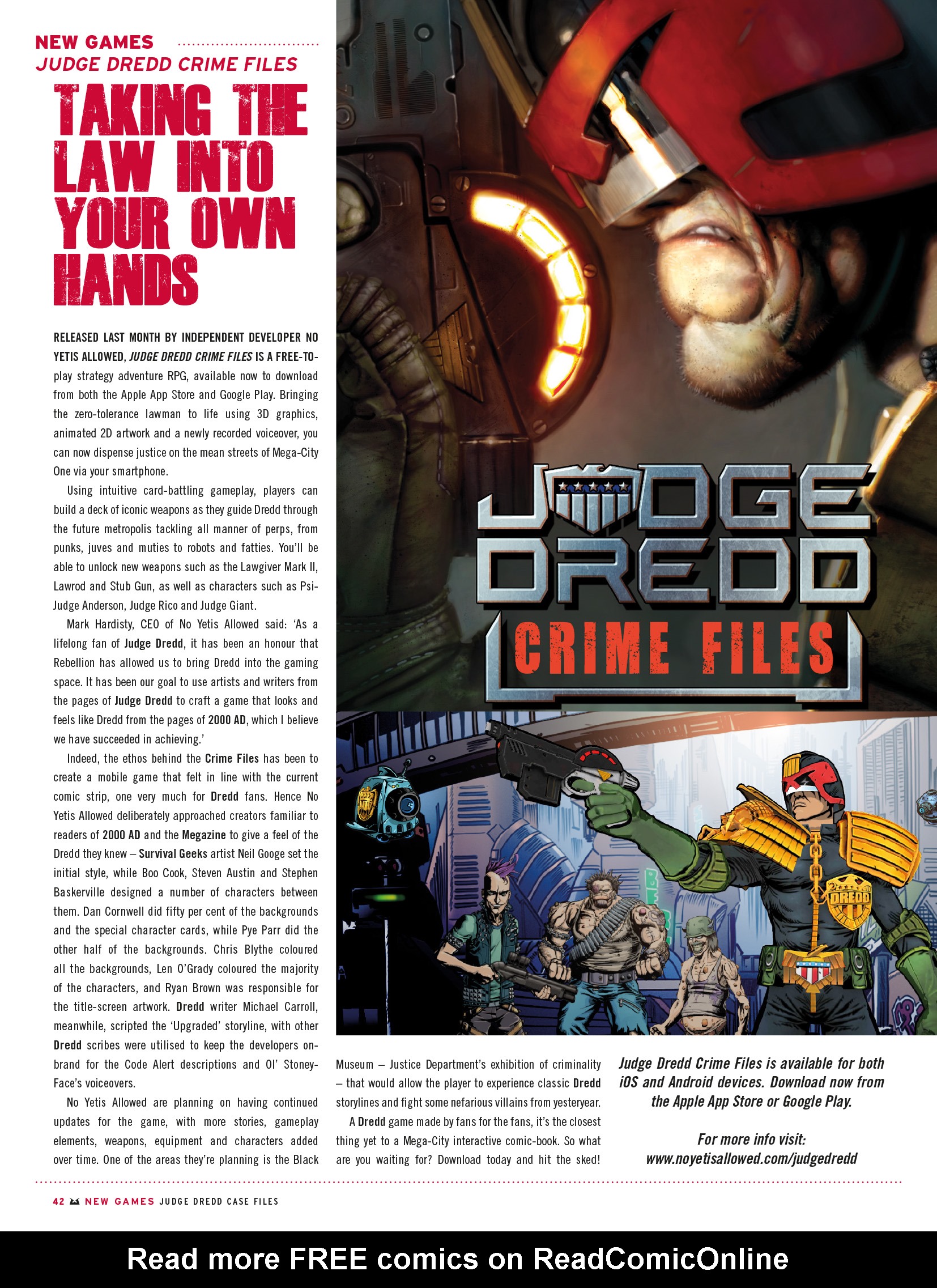 Read online Judge Dredd Megazine (Vol. 5) comic -  Issue #414 - 42