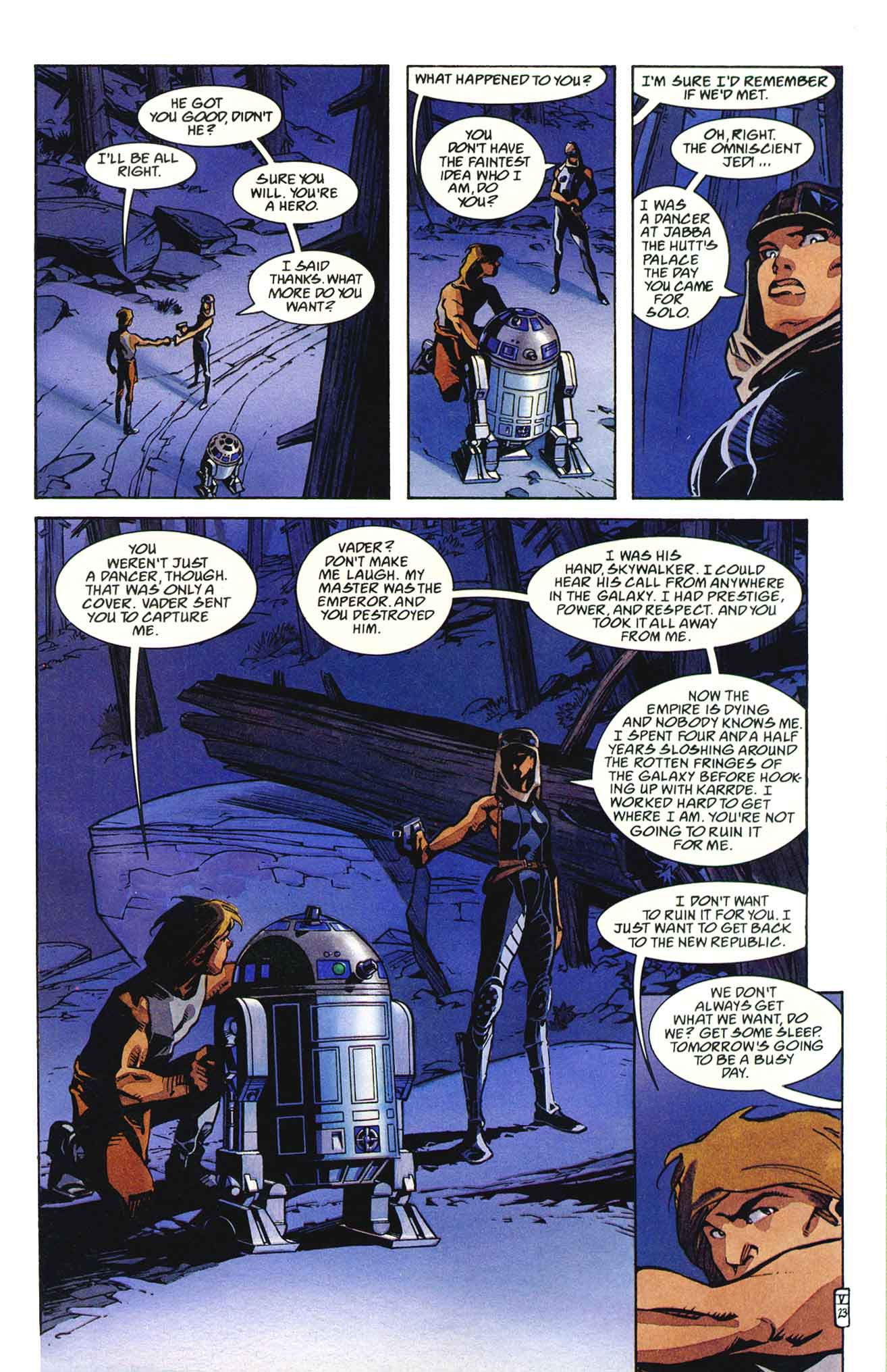 Read online Star Wars: Heir to the Empire comic -  Issue #5 - 23