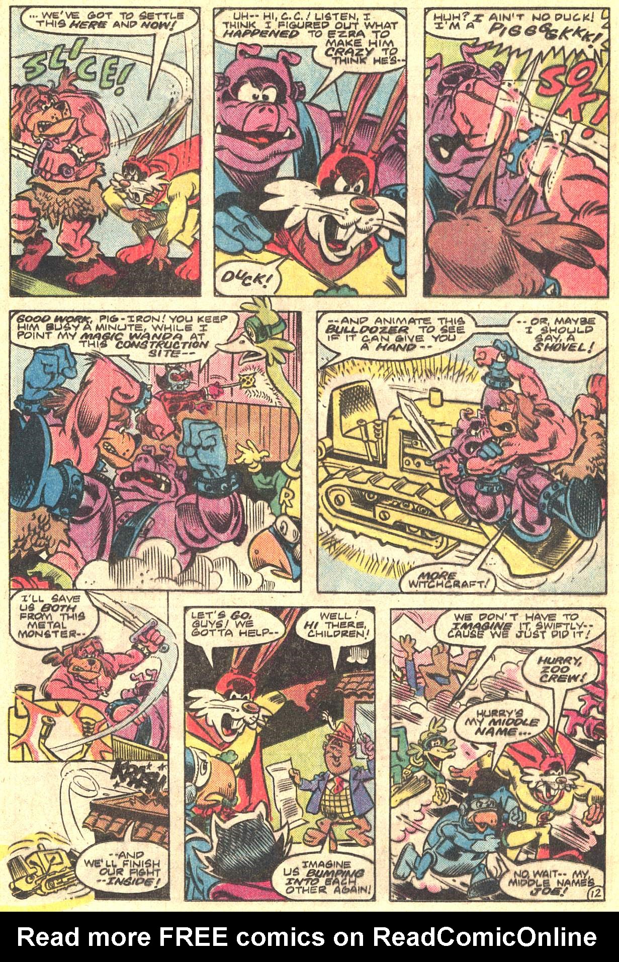 Read online Captain Carrot and His Amazing Zoo Crew! comic -  Issue #7 - 13