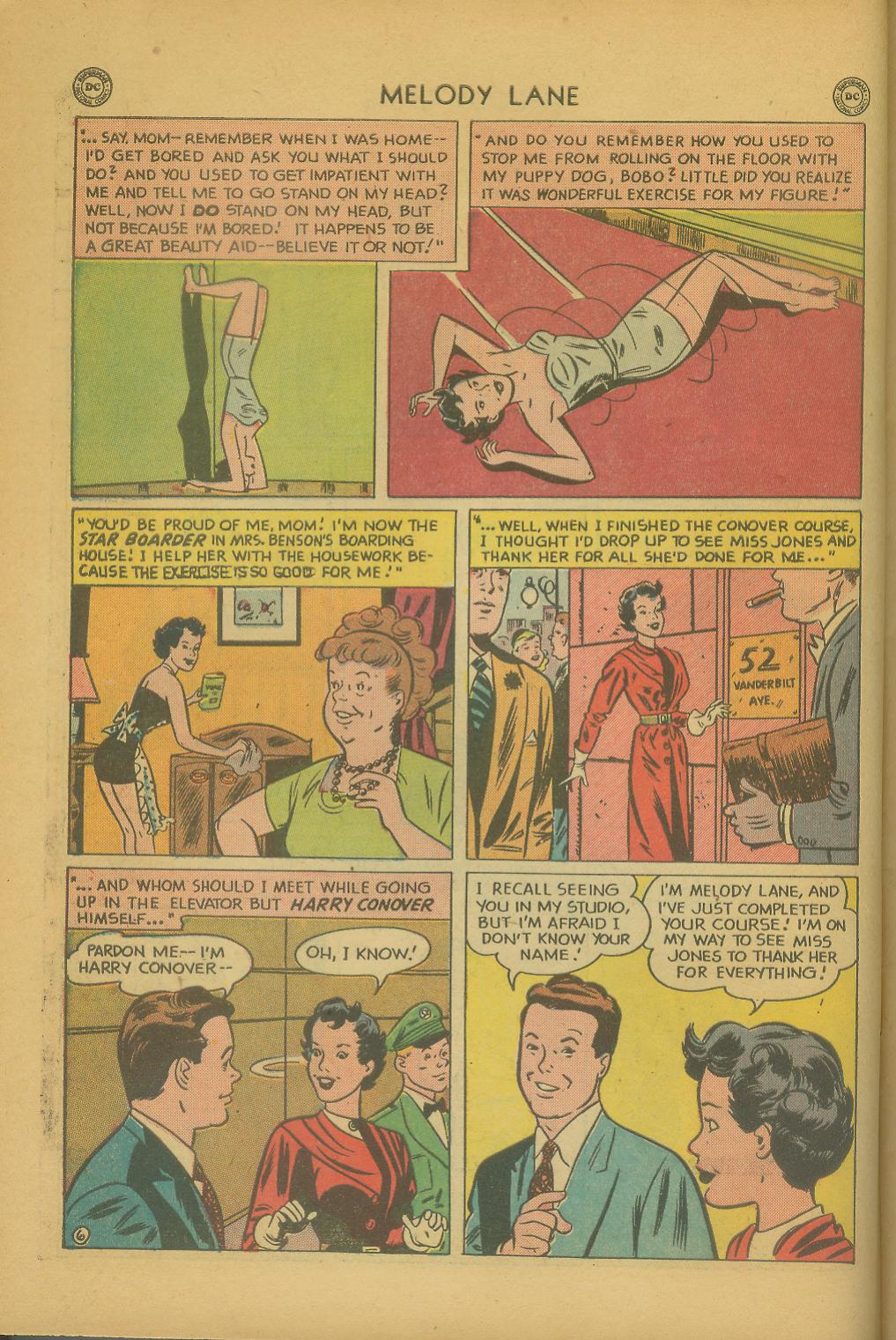 Read online Miss Melody Lane of Broadway comic -  Issue #1 - 8