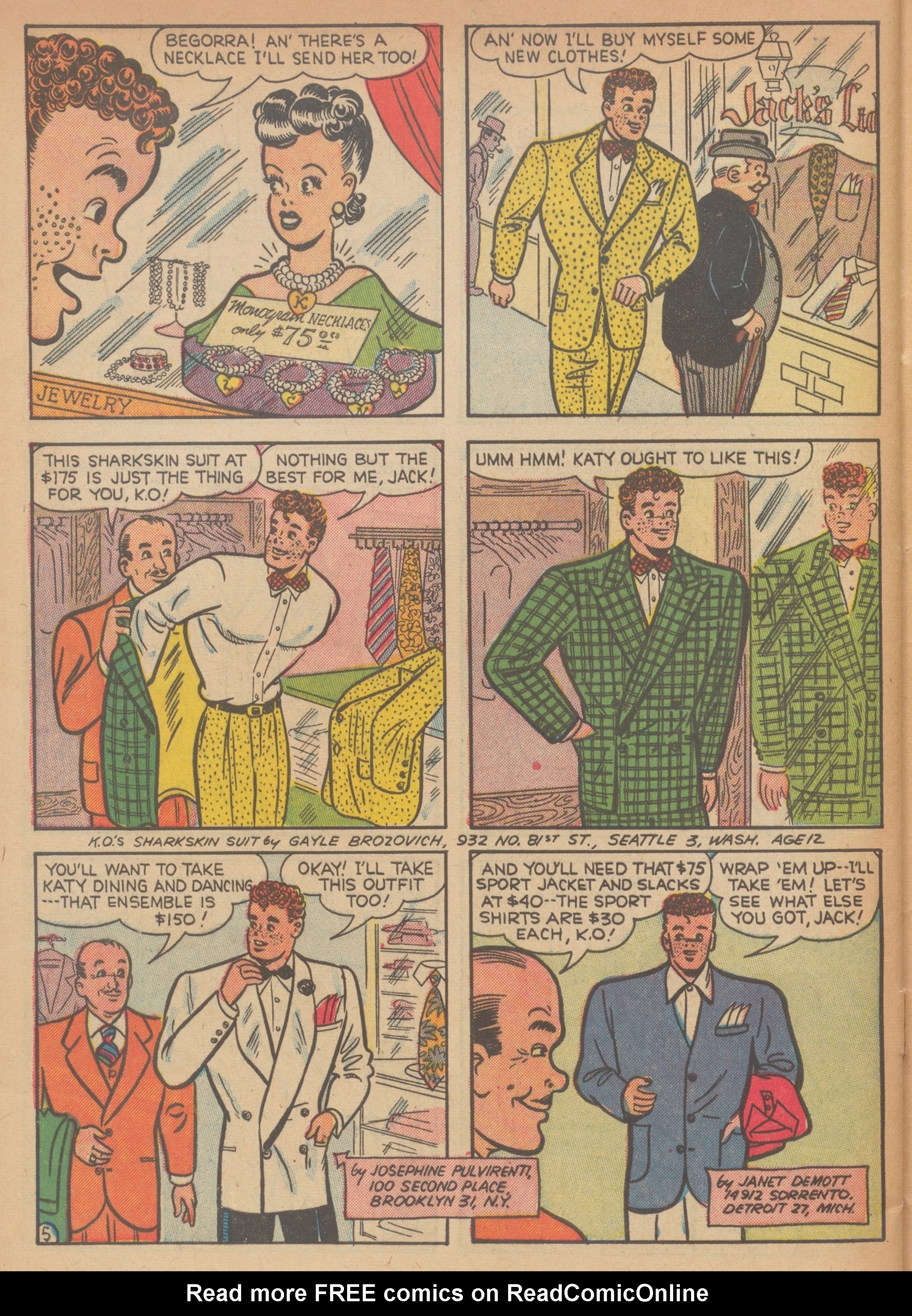 Read online Suzie Comics comic -  Issue #72 - 46