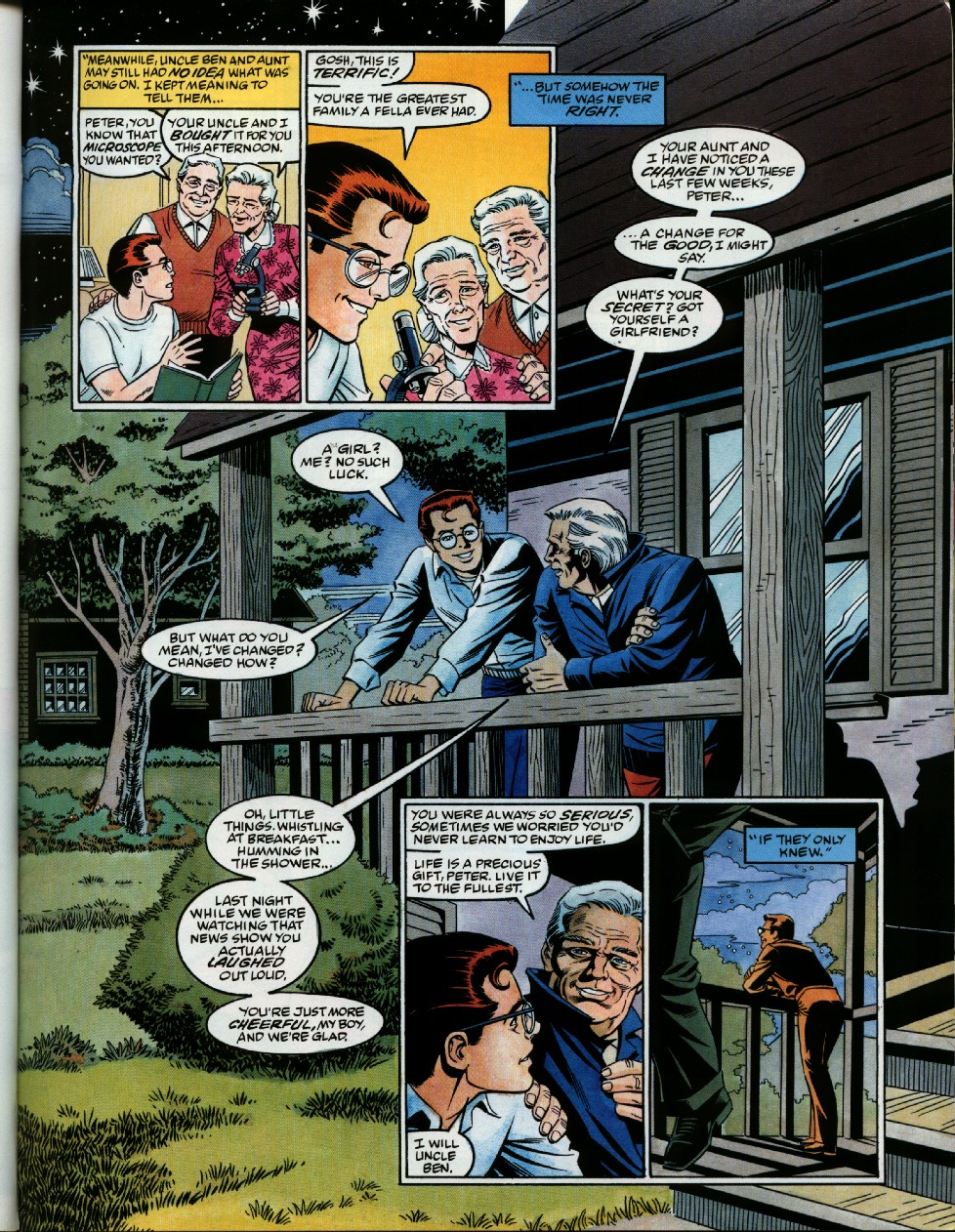 Read online Marvel Graphic Novel comic -  Issue #46 - Spider-Man - Parallel Lives - 15