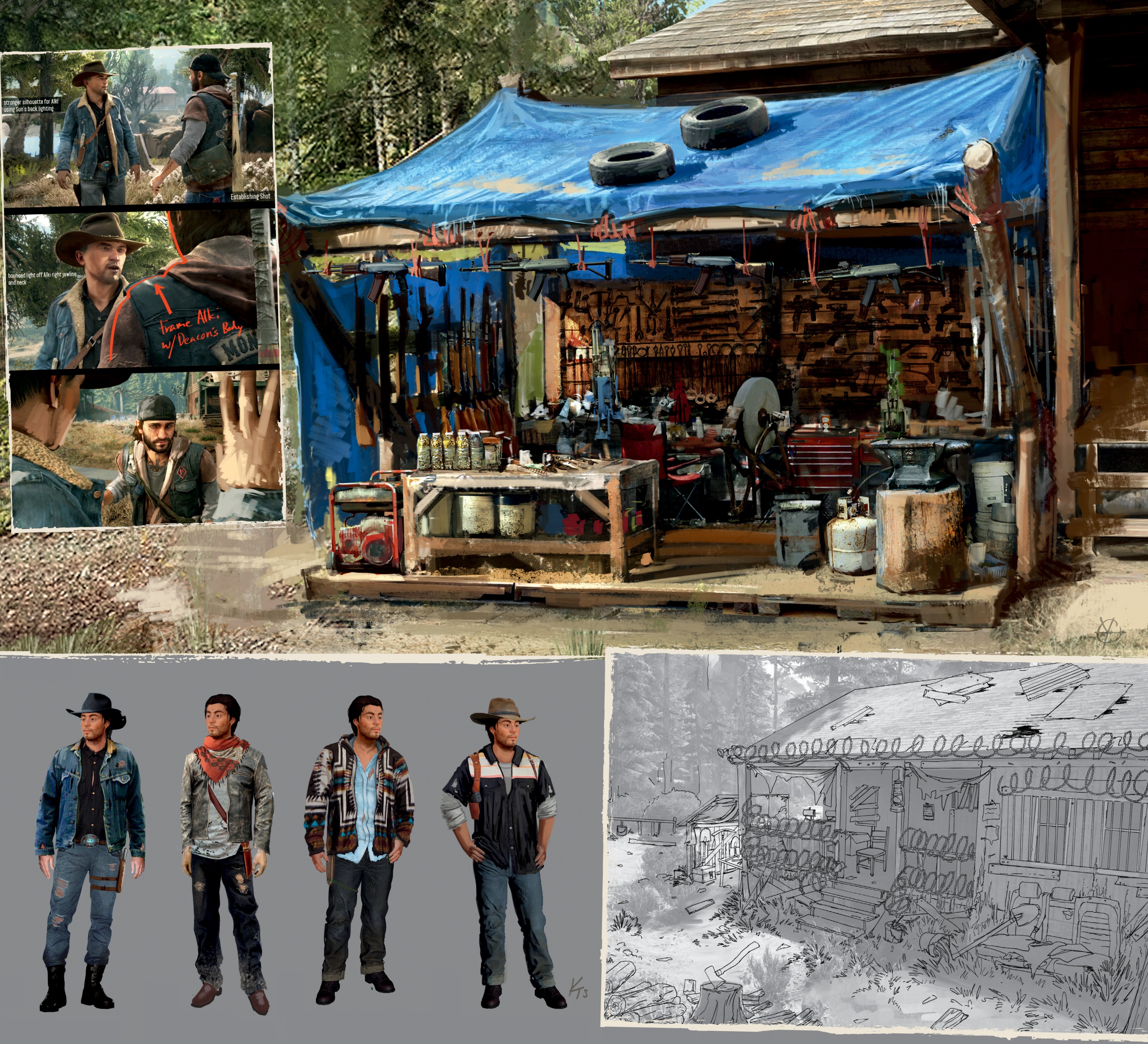 Read online The Art of Days Gone comic -  Issue # TPB (Part 1) - 41