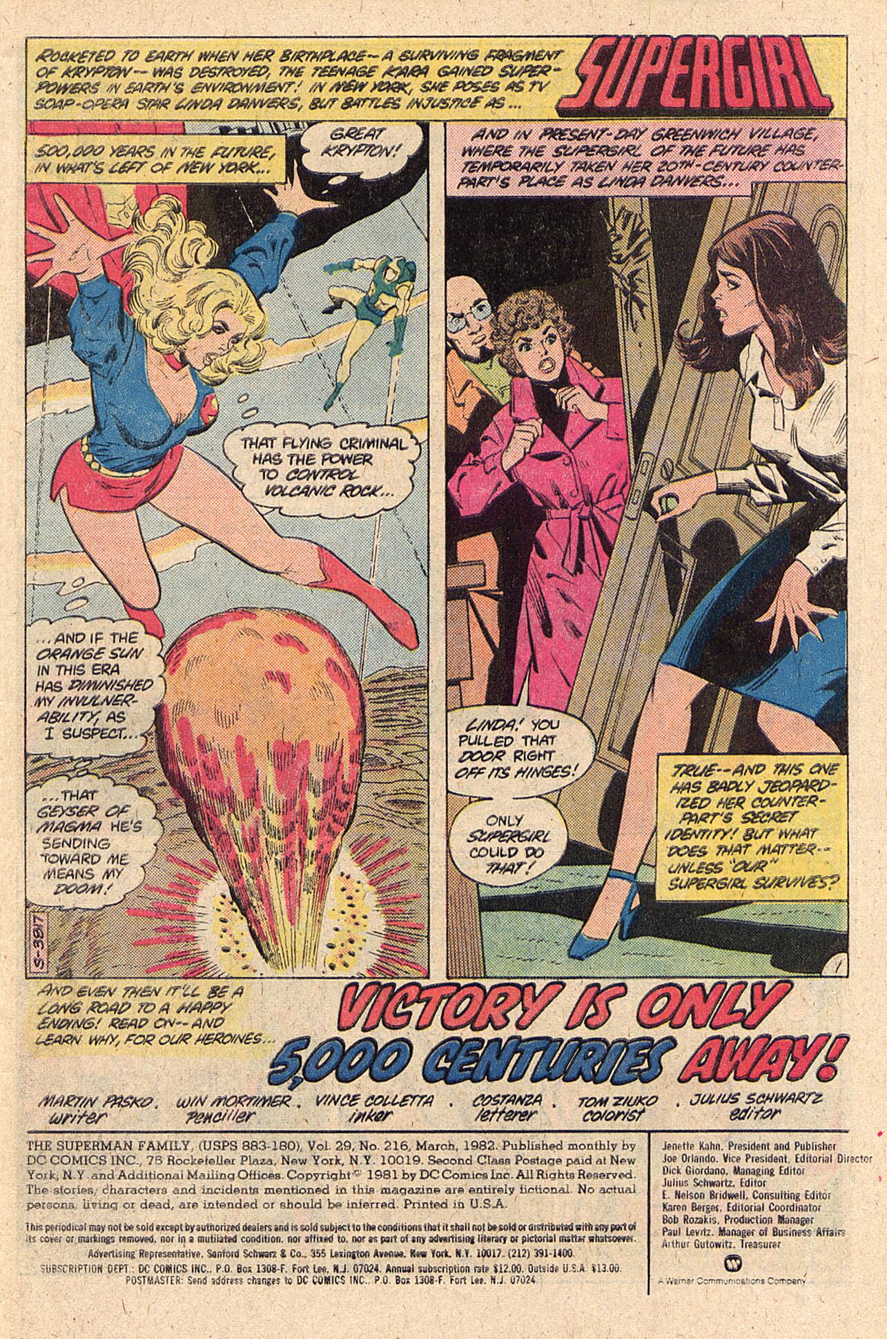 Read online The Superman Family comic -  Issue #216 - 3