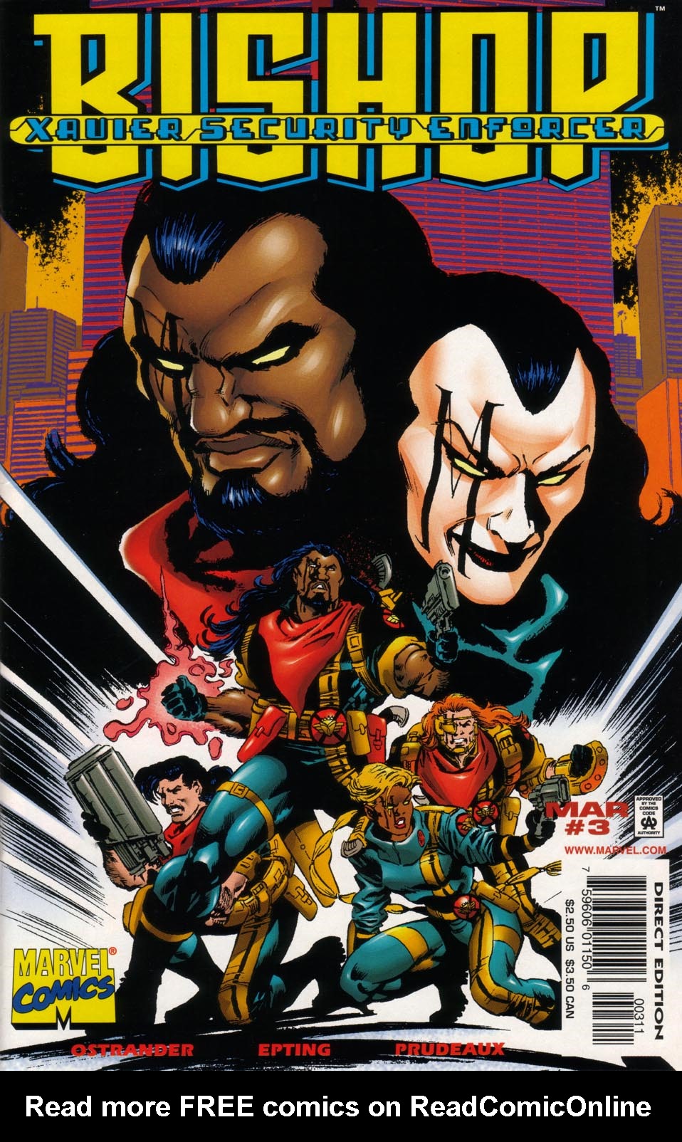 Read online Bishop: X.S.E. comic -  Issue #3 - 1