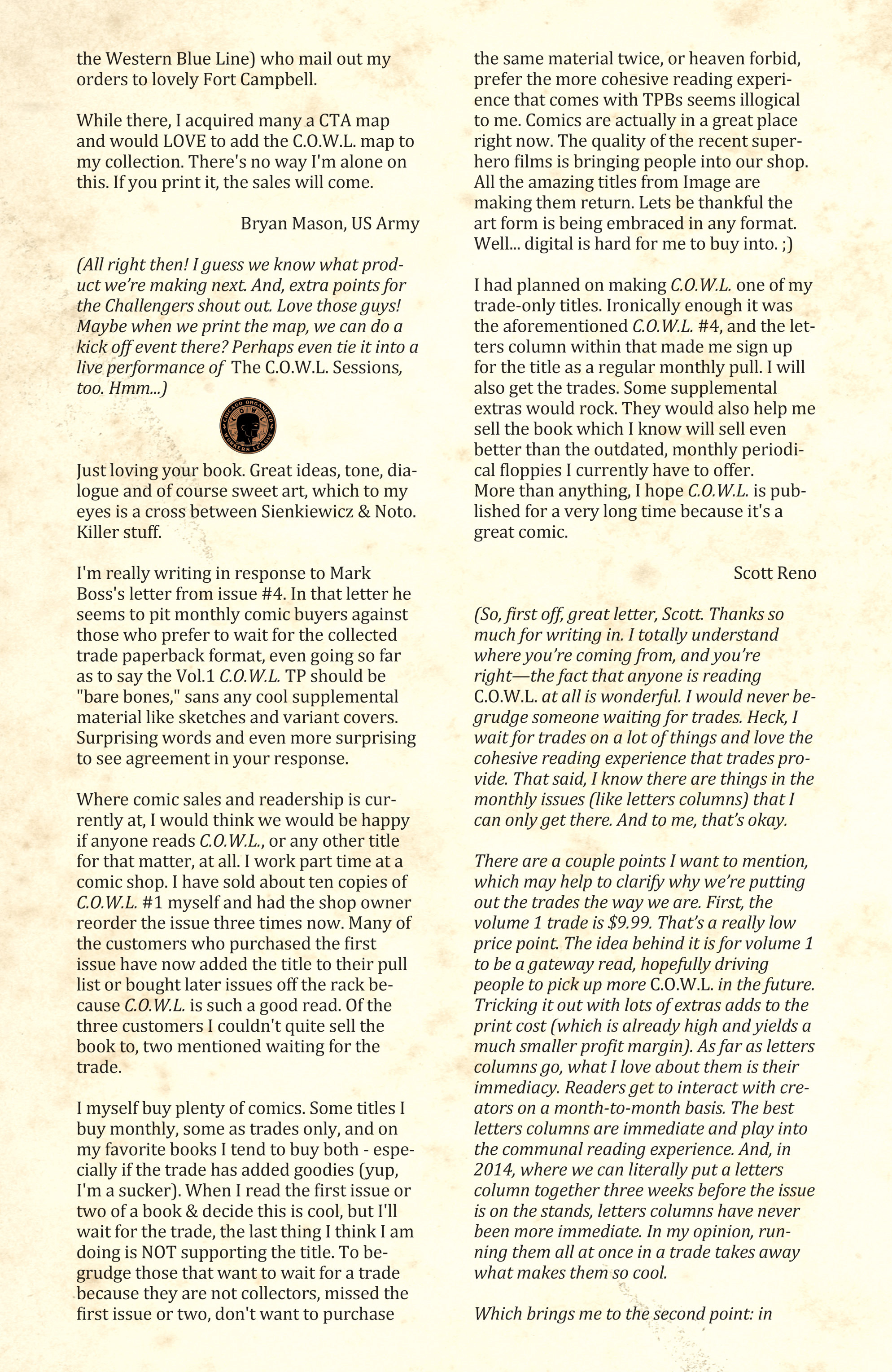 Read online C.O.W.L. comic -  Issue #6 - 28