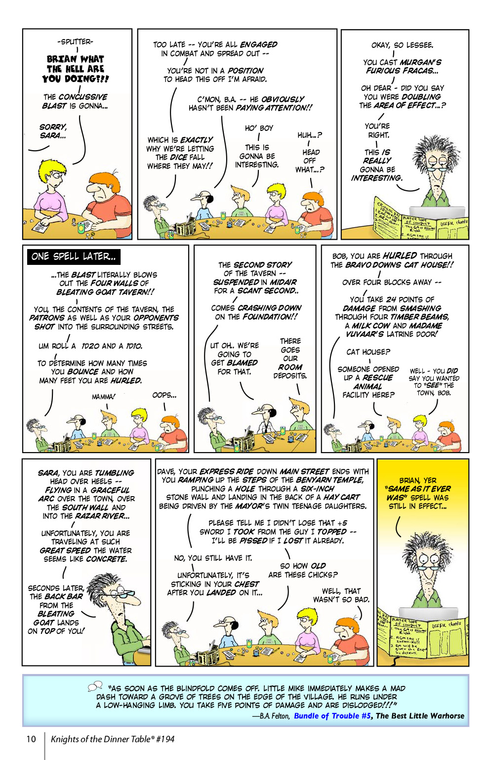 Read online Knights of the Dinner Table comic -  Issue #194 - 12