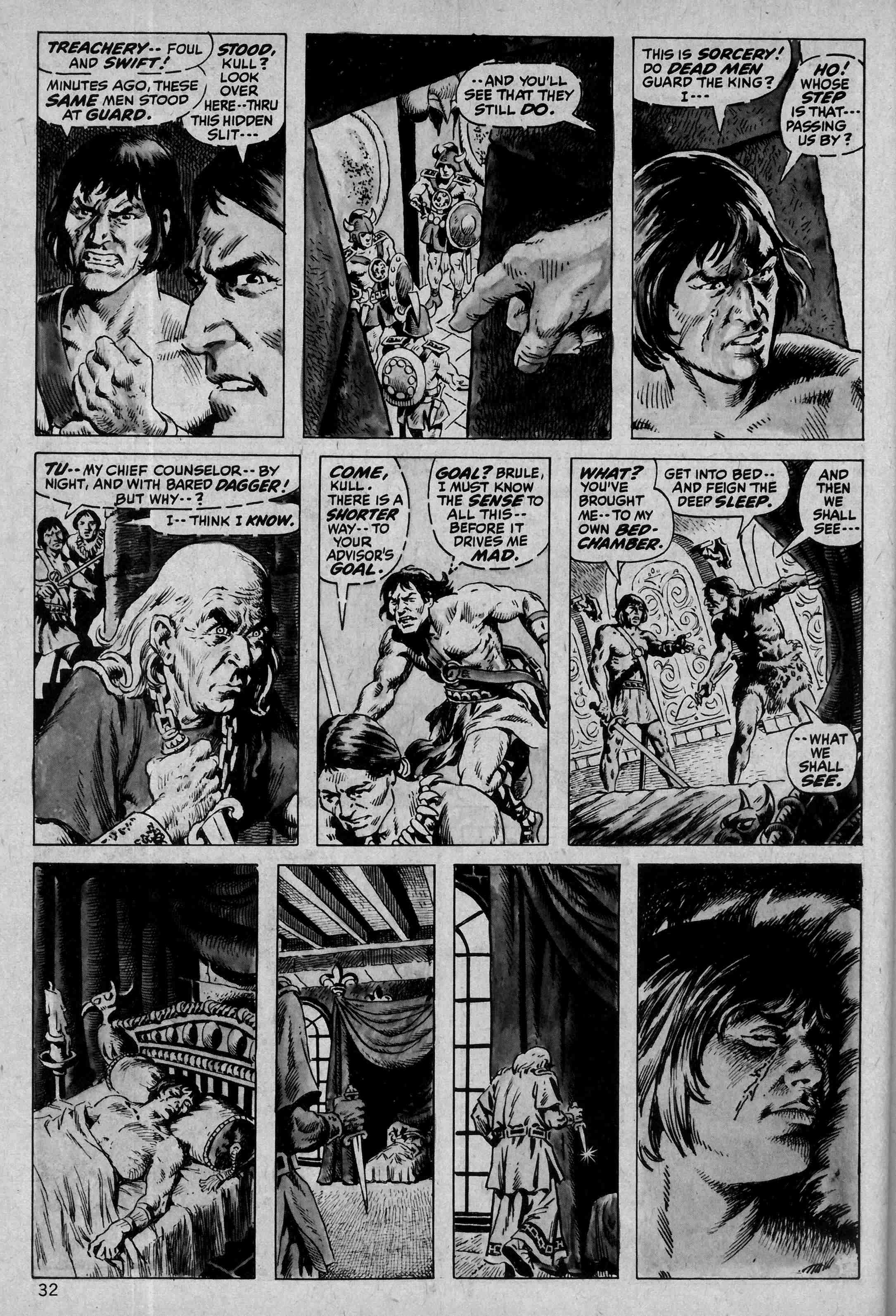 Read online Kull and the Barbarians comic -  Issue #1 - 32