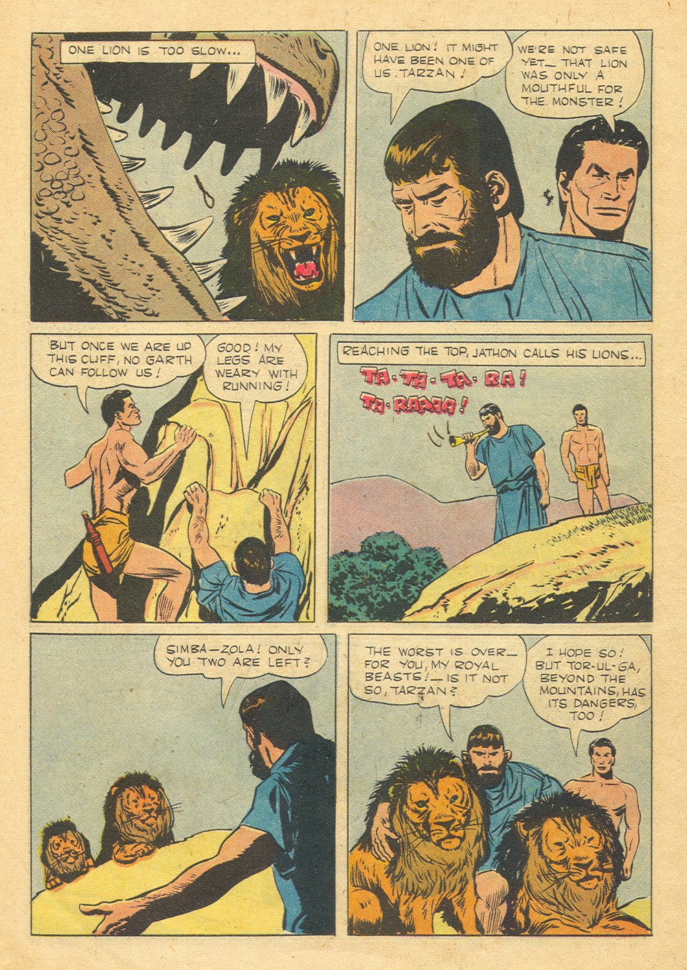 Read online Tarzan (1948) comic -  Issue #97 - 10