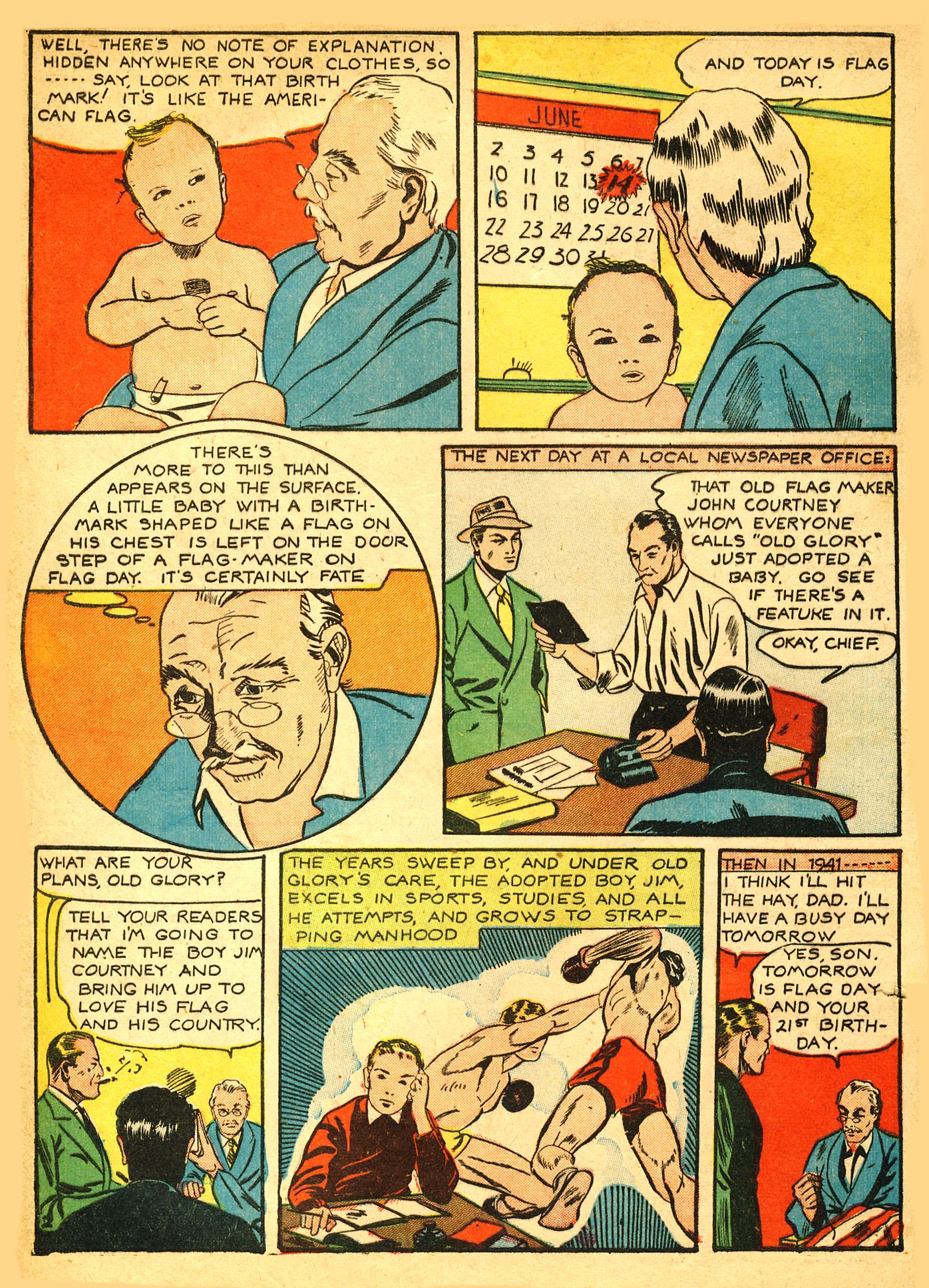 Read online Our Flag Comics comic -  Issue #2 - 3