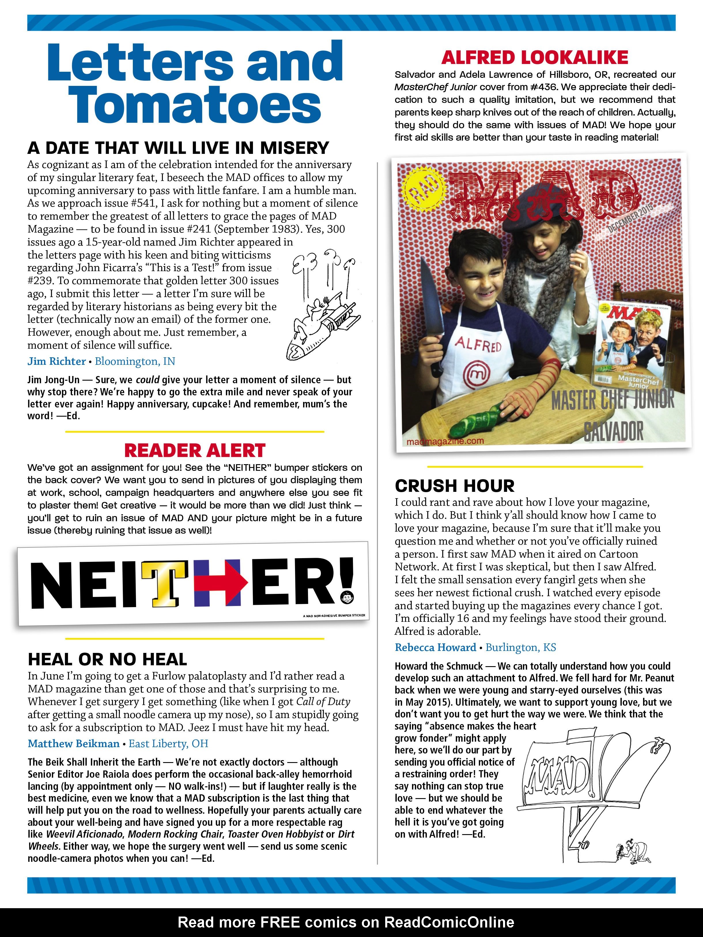 Read online MAD comic -  Issue #541 - 4