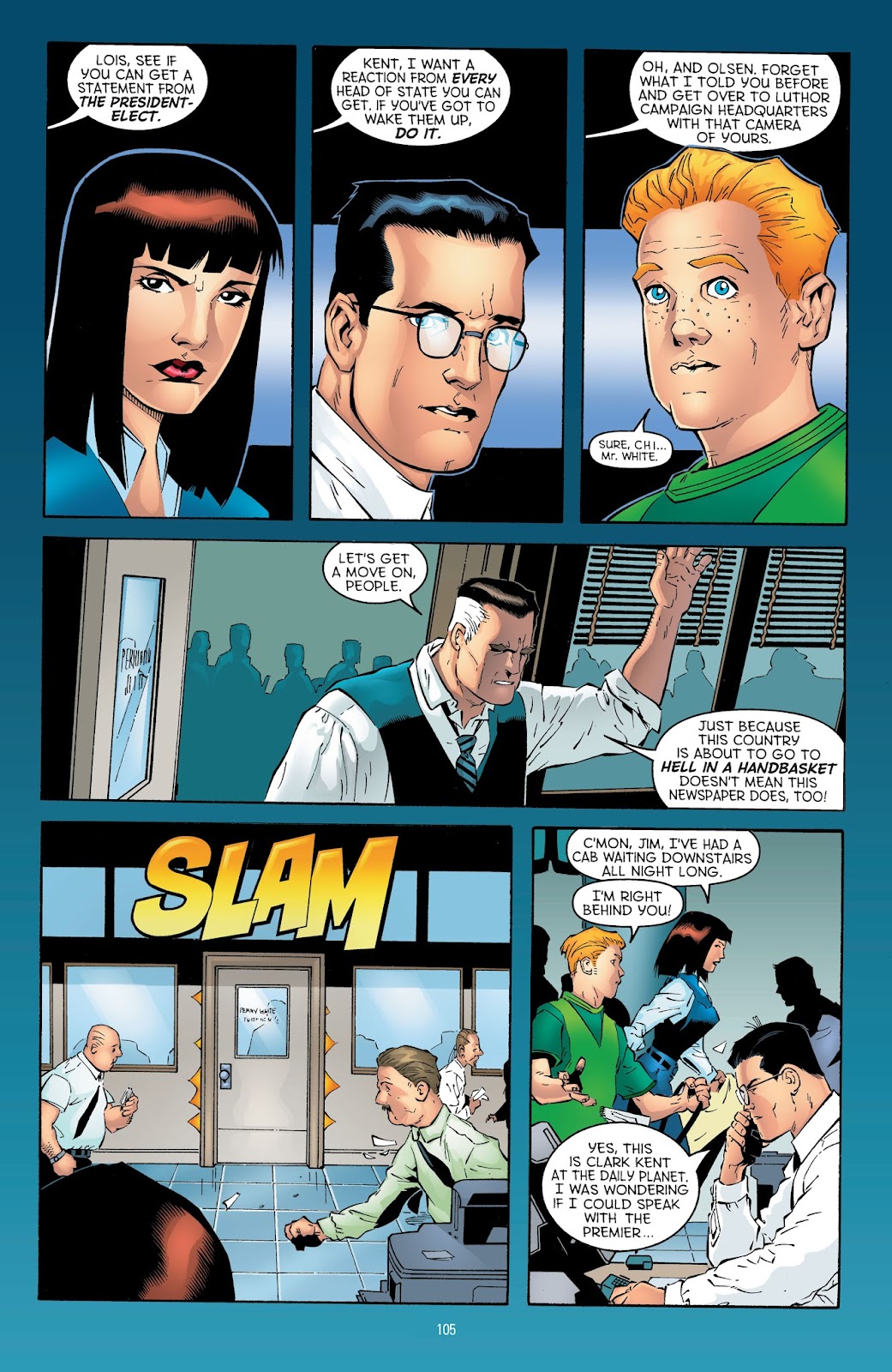 Superman: President Luthor issue TPB - Page 100