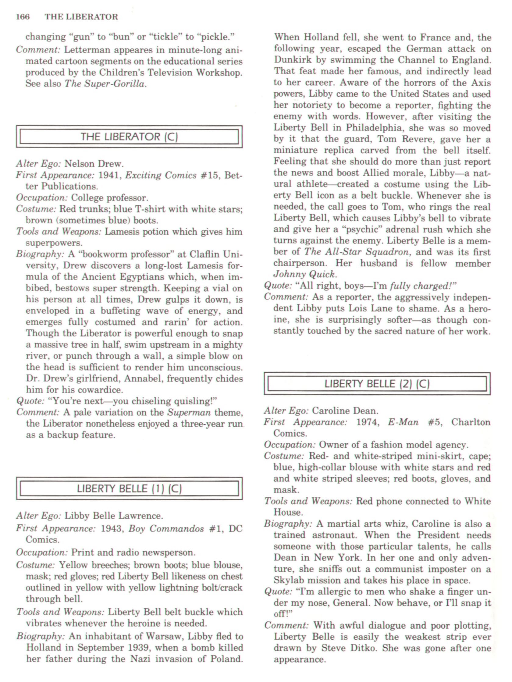 Read online The Encyclopedia of Superheroes comic -  Issue # TPB (Part 2) - 93