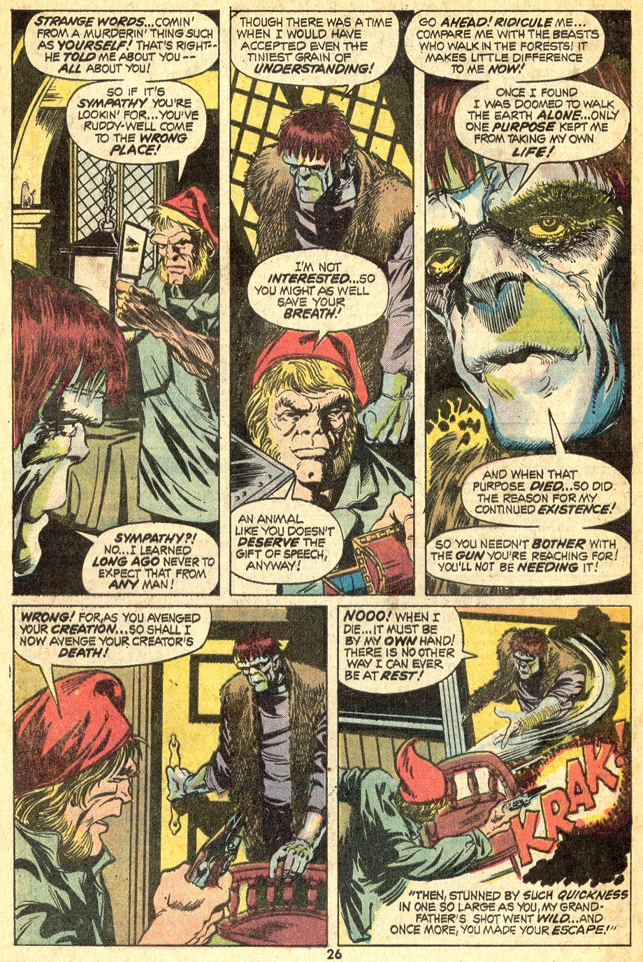 Read online Frankenstein (1973) comic -  Issue #3 - 19