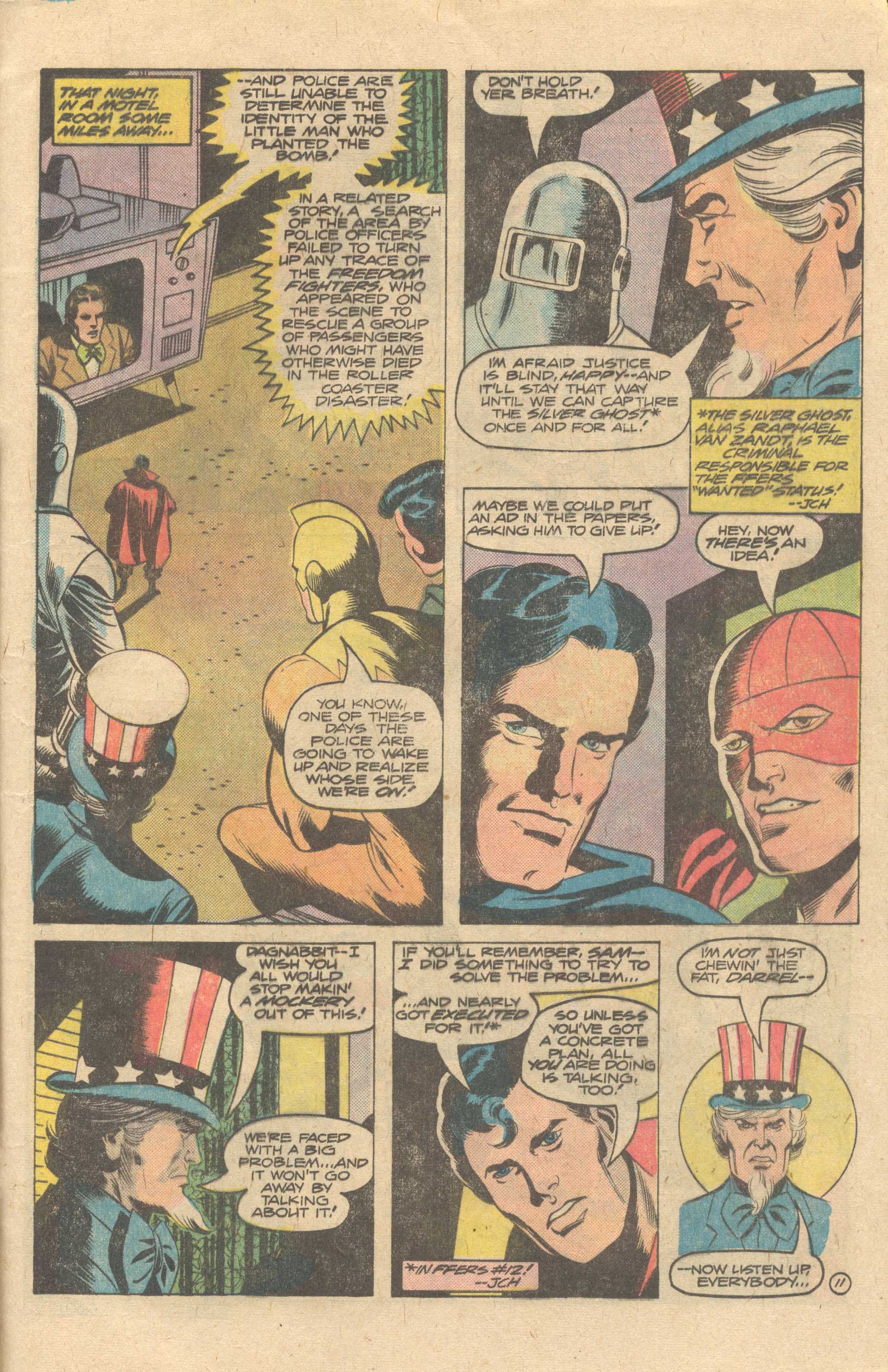 Freedom Fighters (1976) Issue #14 #14 - English 21