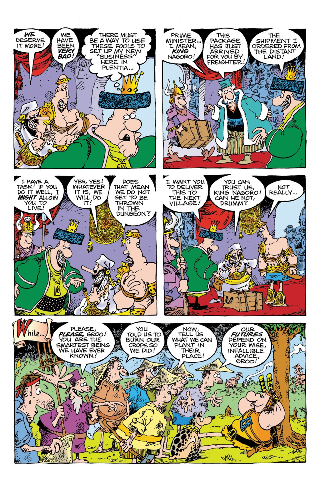 Read online Sergio Aragonés' Groo: The Most Intelligent Man In The World comic -  Issue # TPB - 92