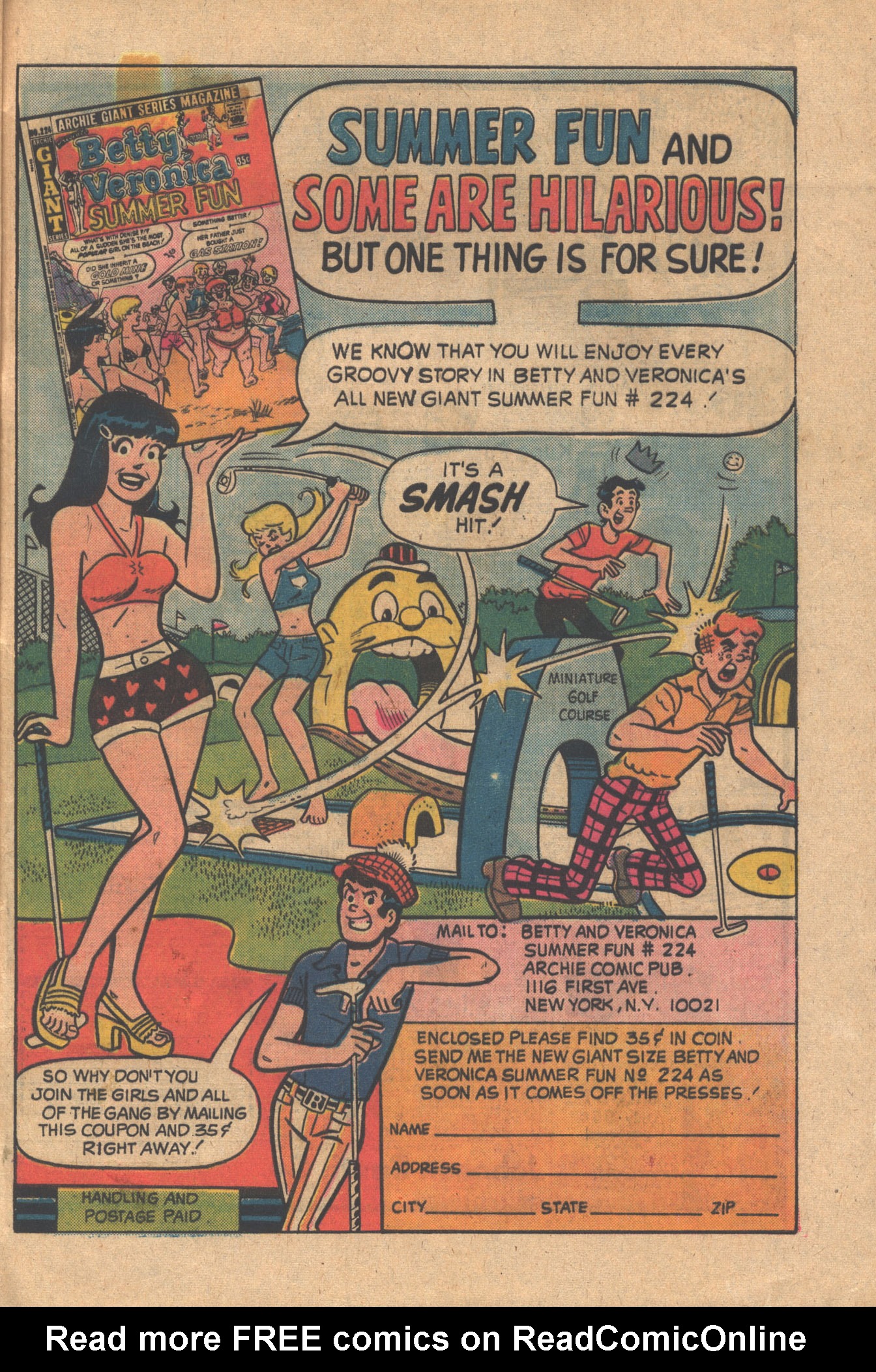 Read online Archie at Riverdale High (1972) comic -  Issue #18 - 32