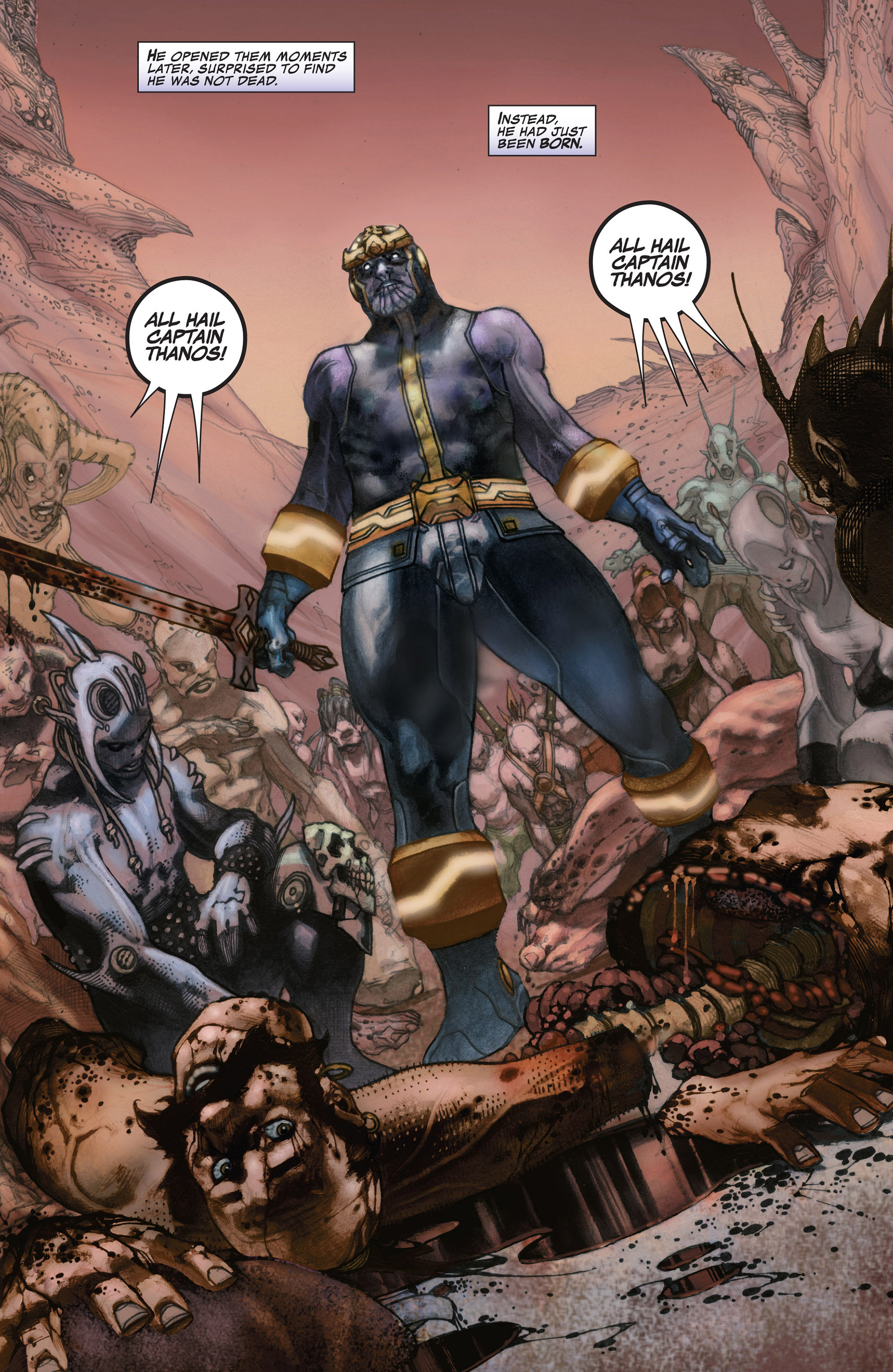Read online Thanos Rising comic -  Issue #3 - 17