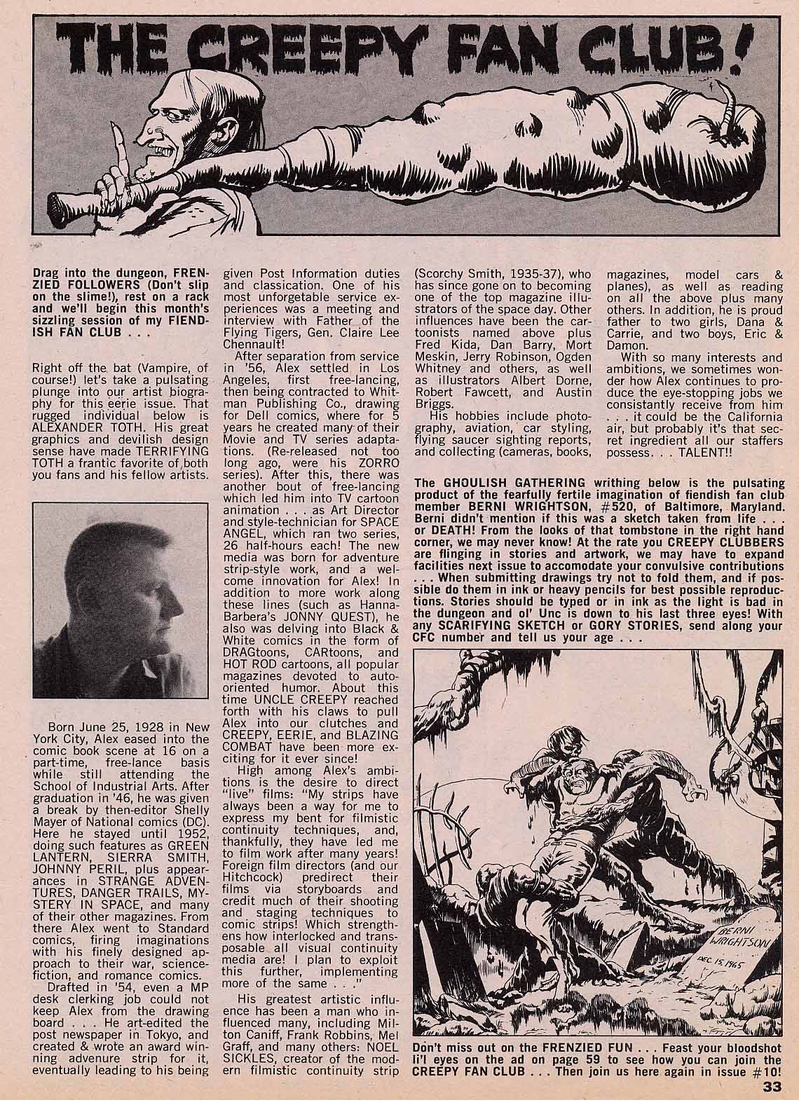 Read online Creepy (1964) comic -  Issue #9 - 33