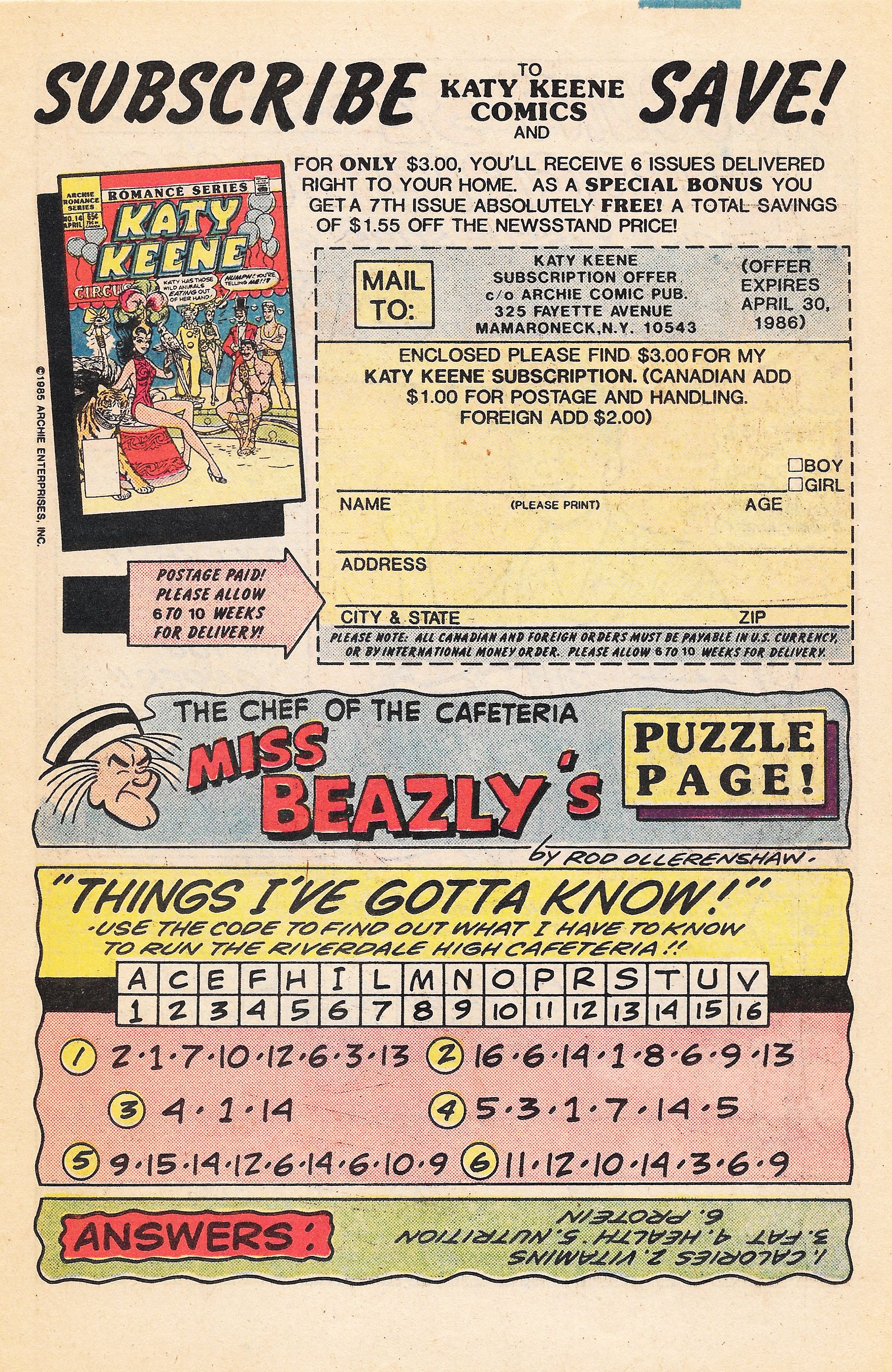 Read online Betty's Diary comic -  Issue #1 - 11