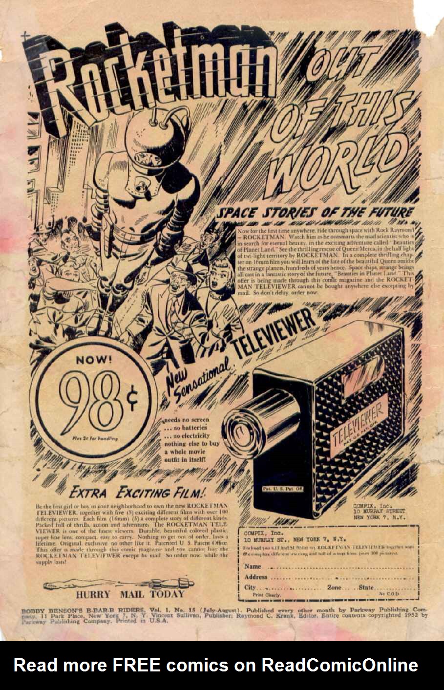Read online Bobby Benson's B-Bar-B Riders comic -  Issue #15 - 2