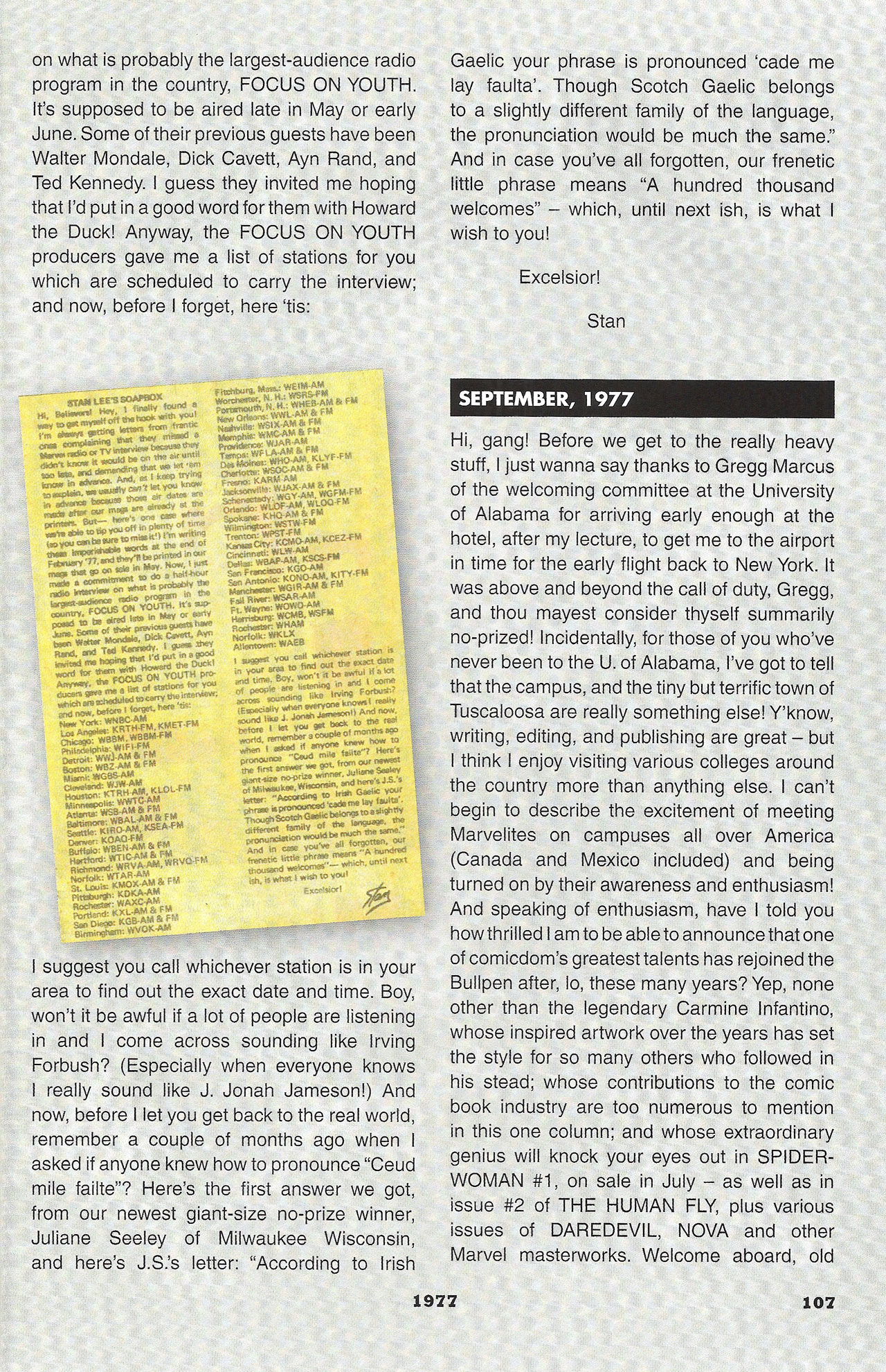 Read online Stan's Soapbox: The Collection comic -  Issue # TPB - 93