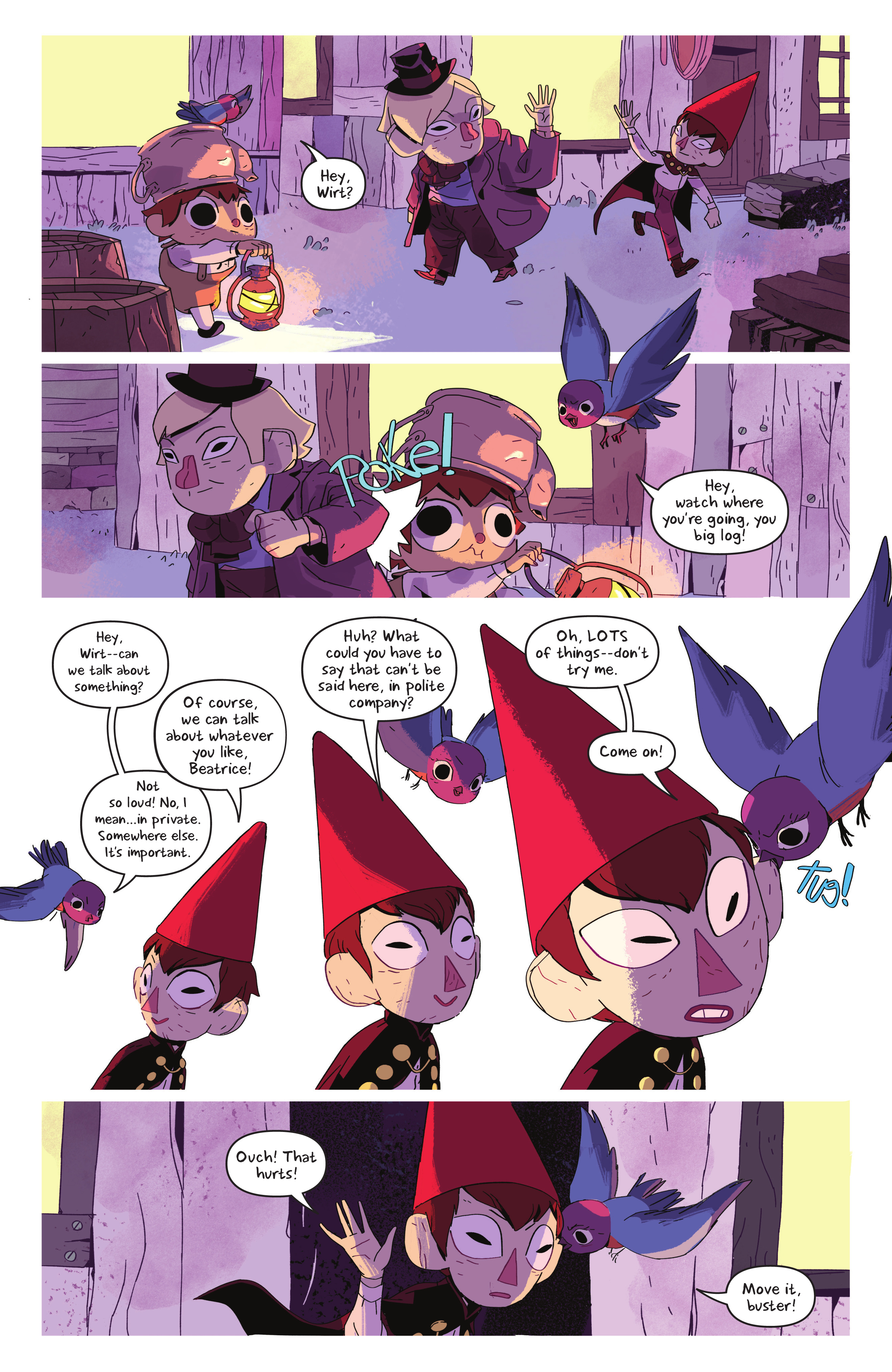 Read online Over the Garden Wall: Hollow Town comic -  Issue # TPB - 74