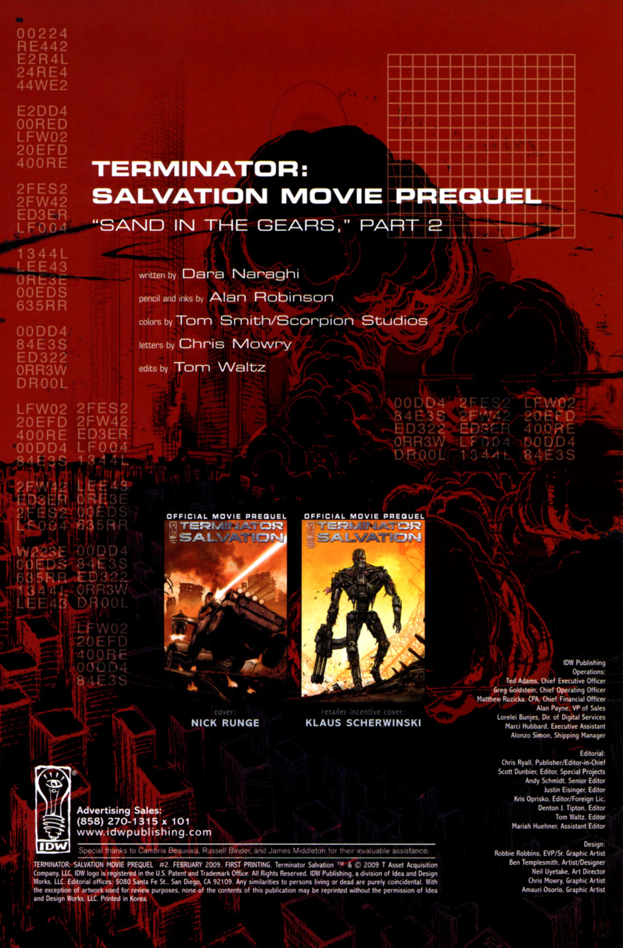 Read online Terminator: Salvation Movie Prequel comic -  Issue #2 - 2