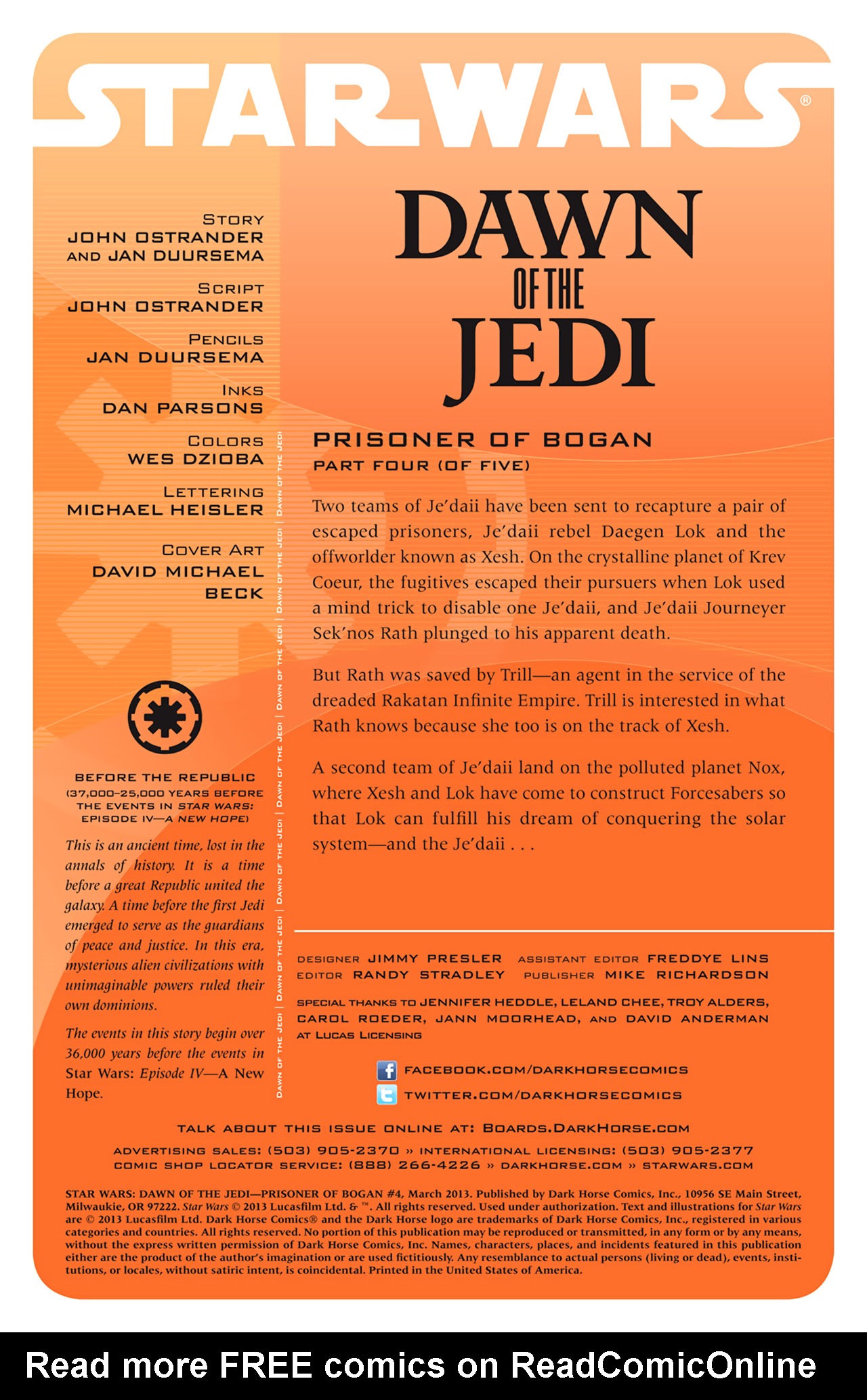 Read online Star Wars: Dawn of the Jedi - Prisoner of Bogan comic -  Issue #4 - 2
