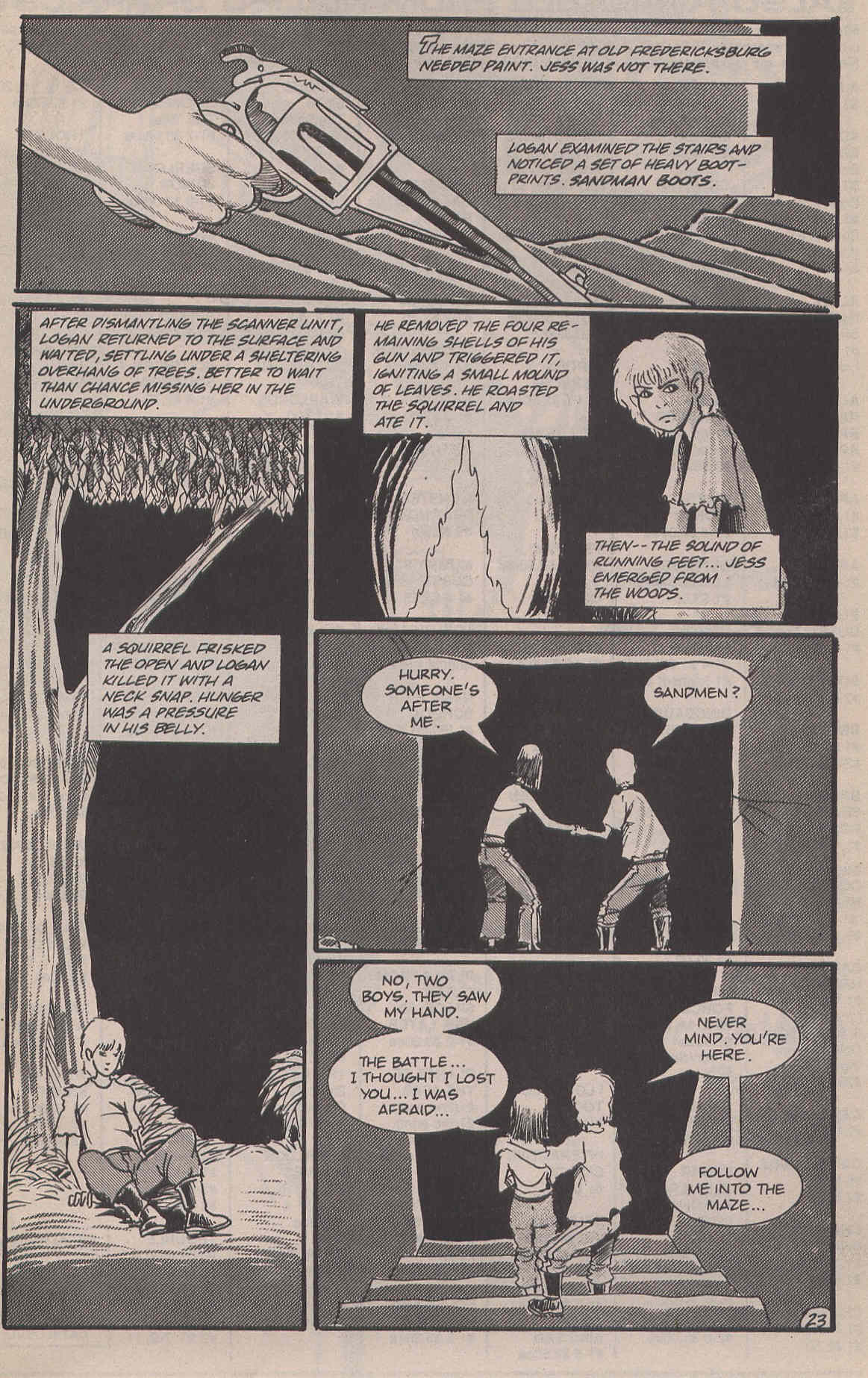 Read online Logan's Run (1990) comic -  Issue #5 - 25