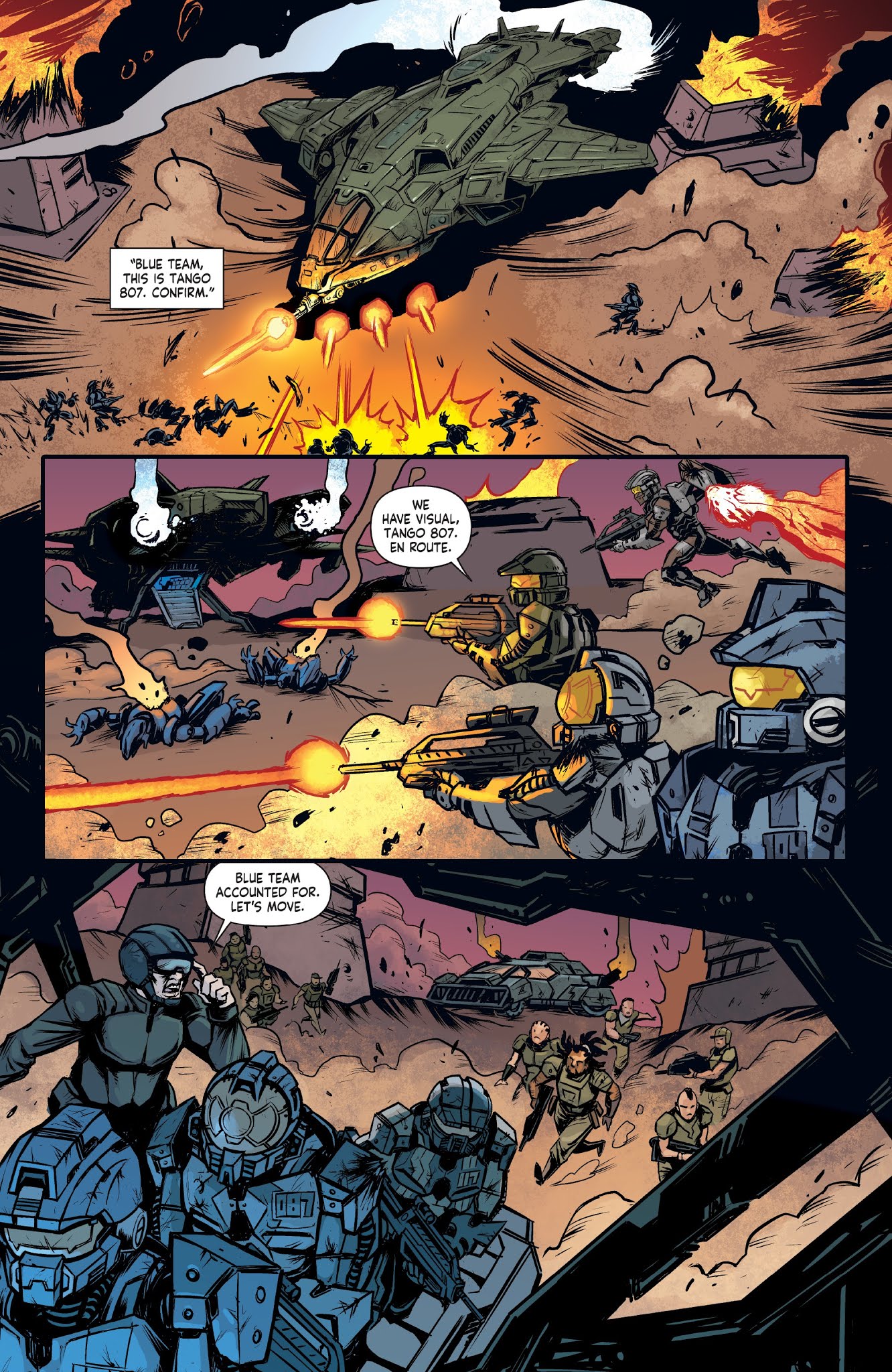 Read online Halo: Collateral Damage comic -  Issue #3 - 18