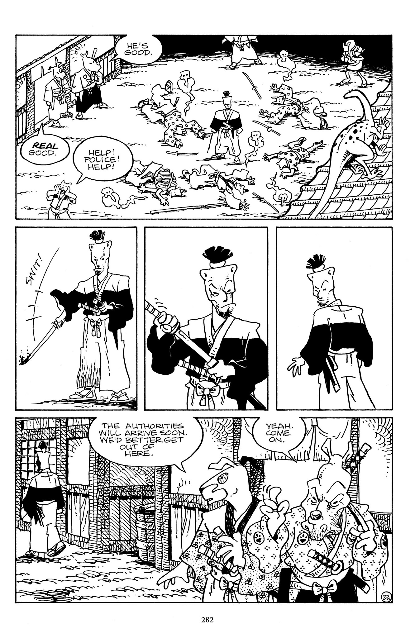 Read online The Usagi Yojimbo Saga comic -  Issue # TPB 6 - 280