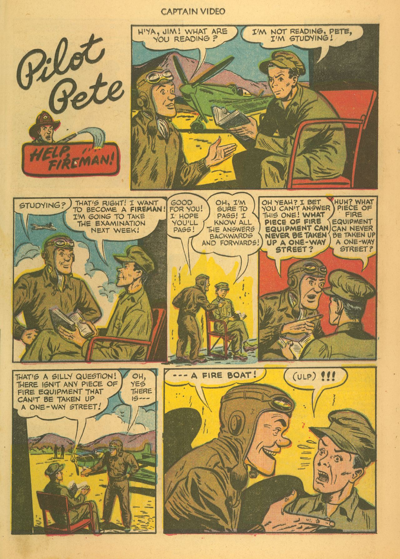 Read online Captain Video comic -  Issue # 006 (1951) 36pg c2c Fawcet (JVJ-Geo) - 16